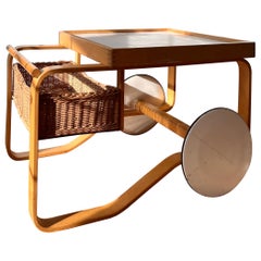 Tea Trolley 900 by Alvar Aalto for Artek, Early Model Tea Trolley 900 by Alvar Aalto for Artek, Early Model