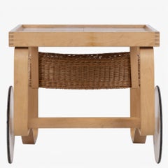 Tea Trolley 900 in birch by Alvar Aalto