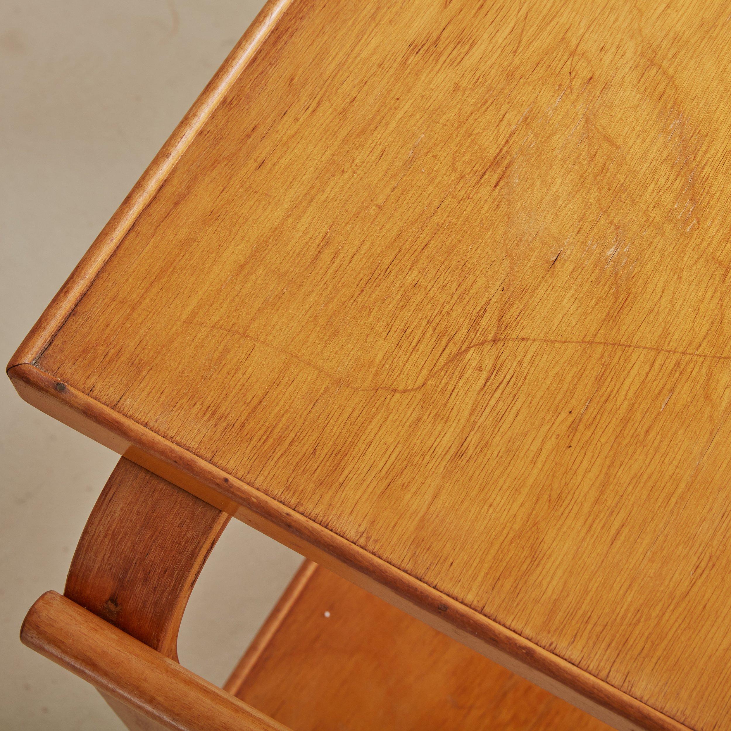 Iconico e raro carrello da bar in prima edizione di Alvar Aalto+Aalto per Artek, 1936 in vendita 2