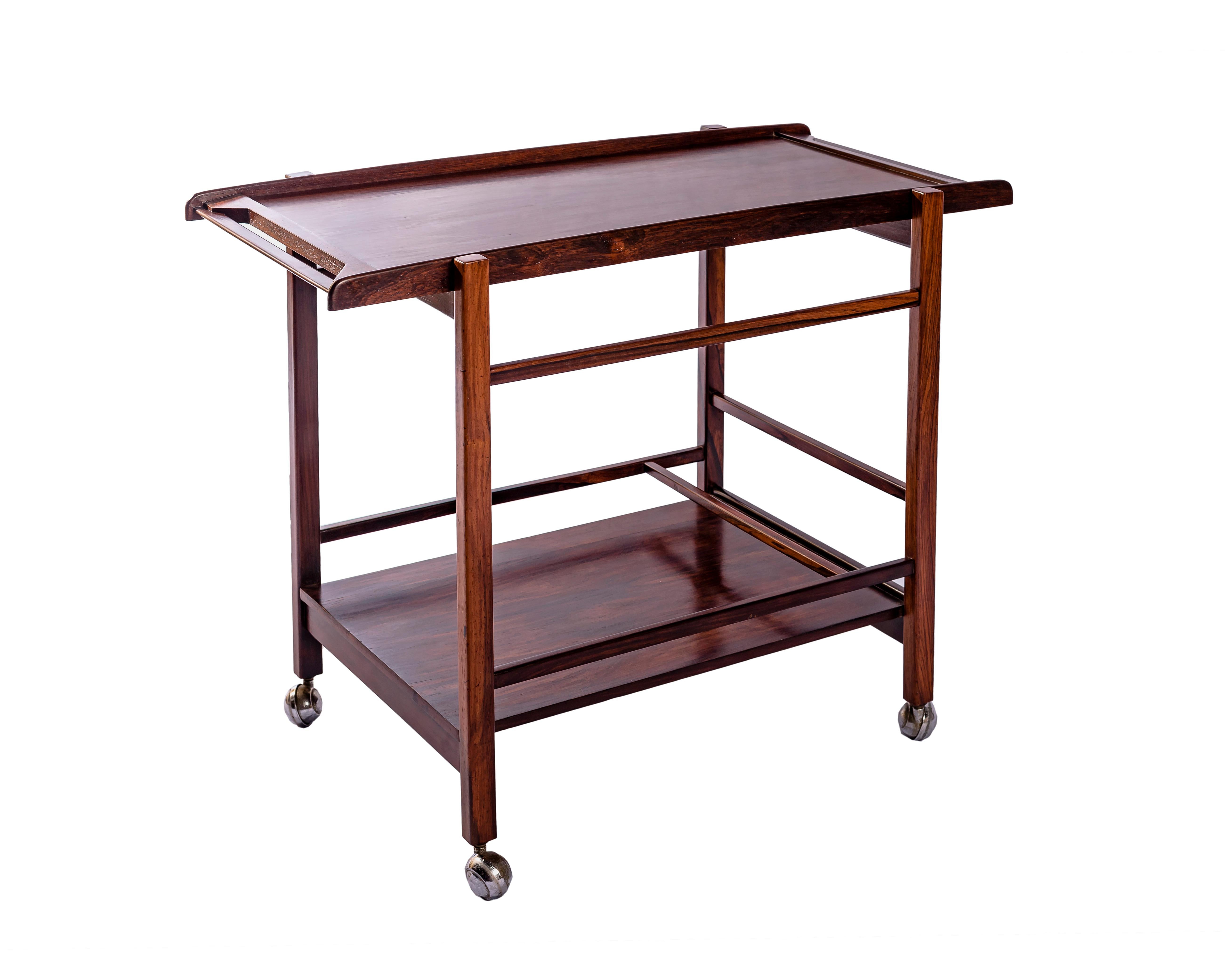 Milieu du XXe siècle Chariot à thé en vente