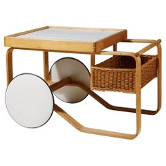 Tea Trolley Model 901, Designed by Alvar Aalto for Artek, Finland, 1935