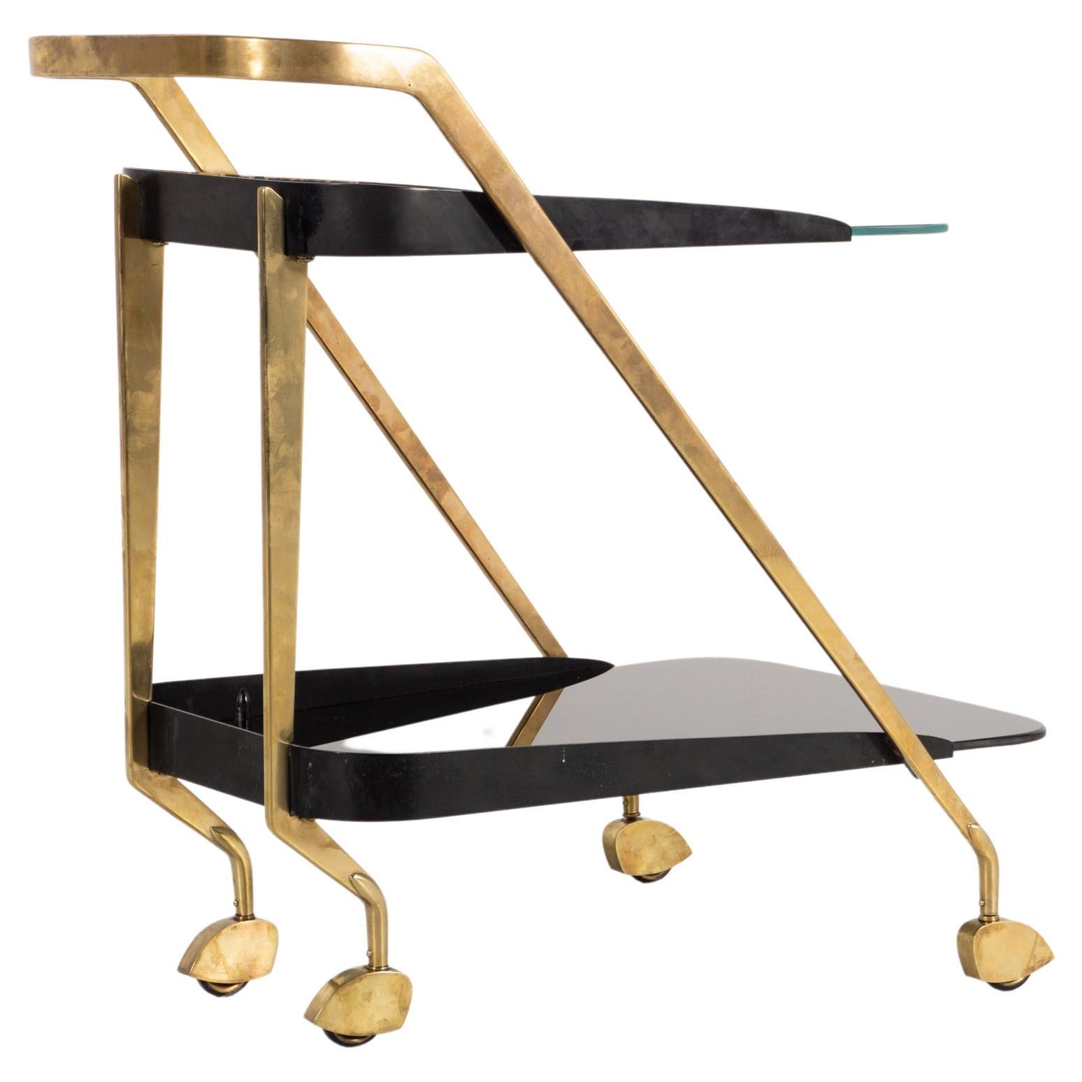 Tea Trolley on Wheels by Max Ingrand, circa 1950 For at 1stDibs