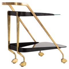 Tea Trolley on Wheels by Max Ingrand, circa 1950