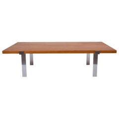 Mesa baja de teca de los años 60 de Illum Wikkelso
