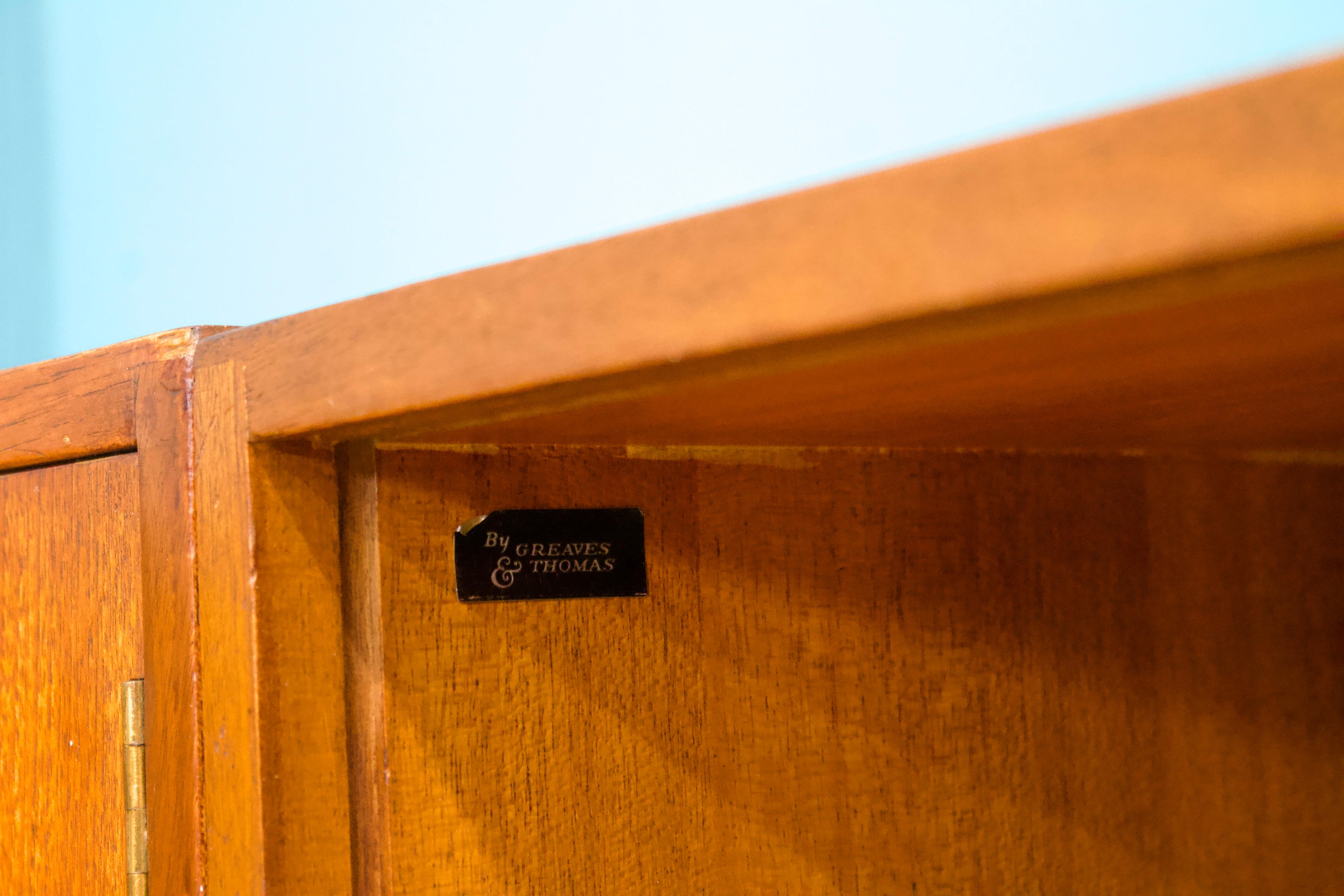 Teak 2-Piece Corner Unit Bookcase from Greaves and Thomas, 1960s 3