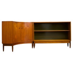 Teak 2-Piece Corner Unit Bookcase from Greaves and Thomas, 1960s