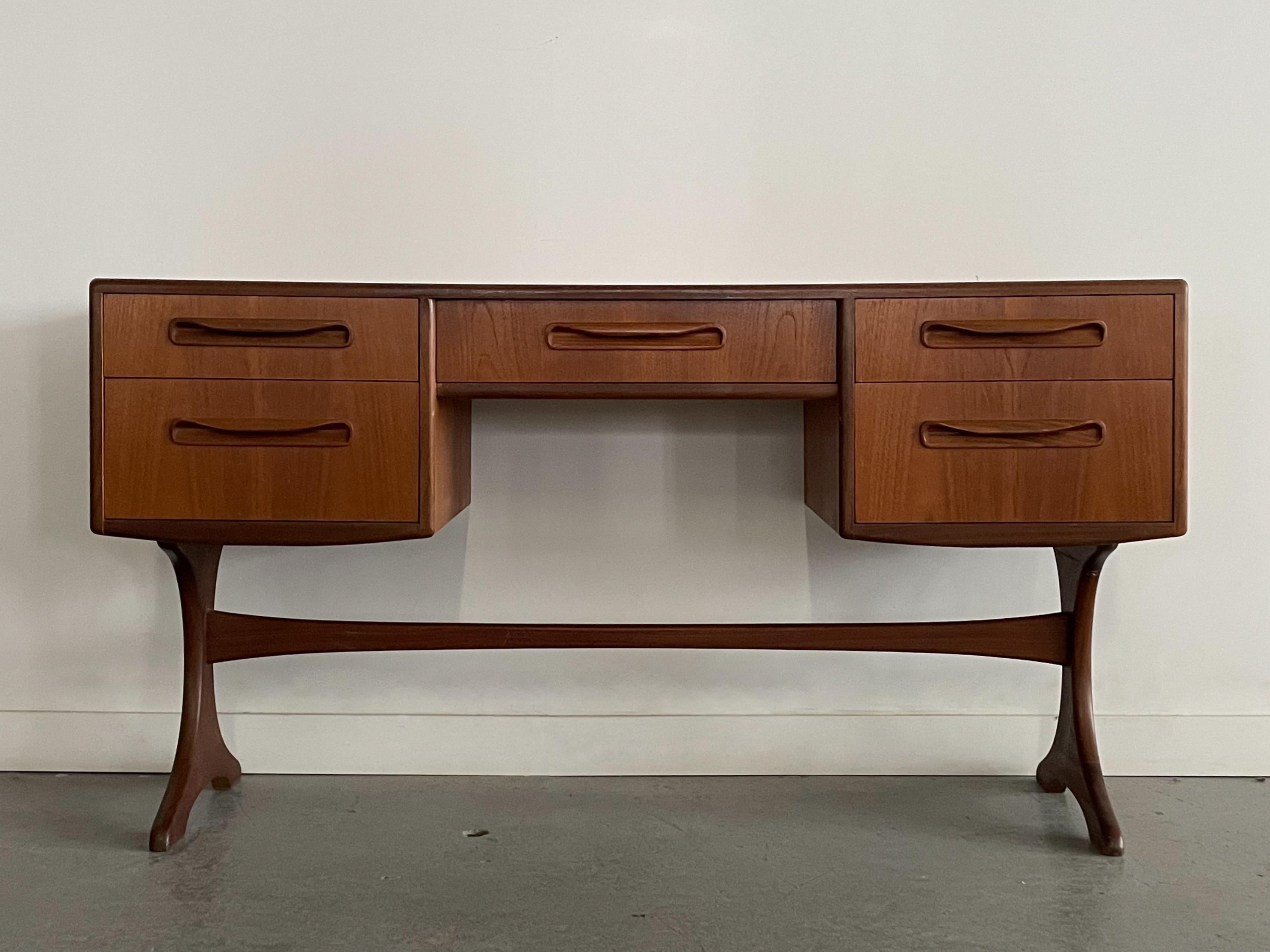 Mid-20th Century Teak and Afrormosia Vanity by V.B. Wilkins for G-Plan