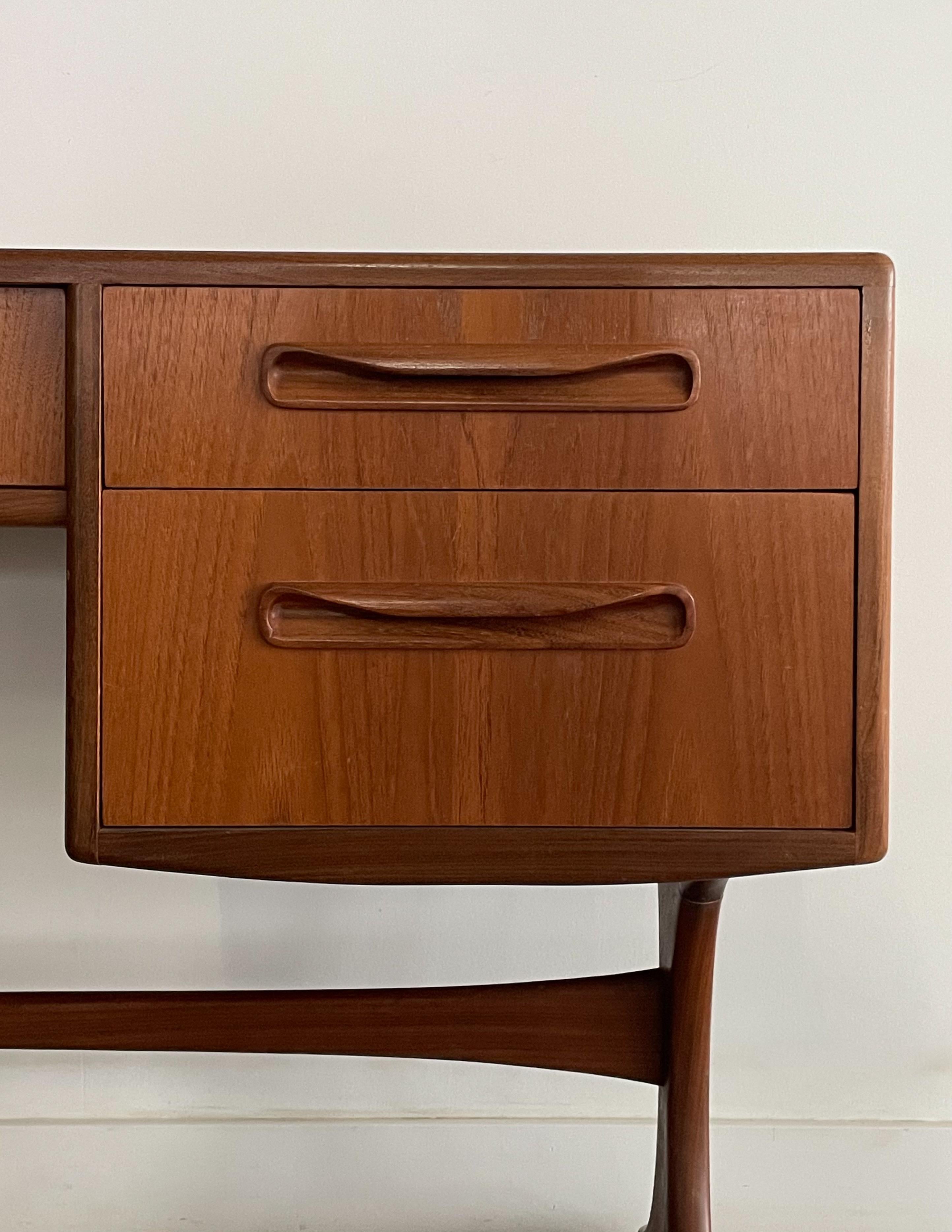 Glass Teak and Afrormosia Vanity by V.B. Wilkins for G-Plan