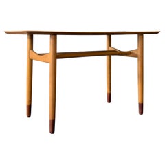 Teak and Beech Coffee Table