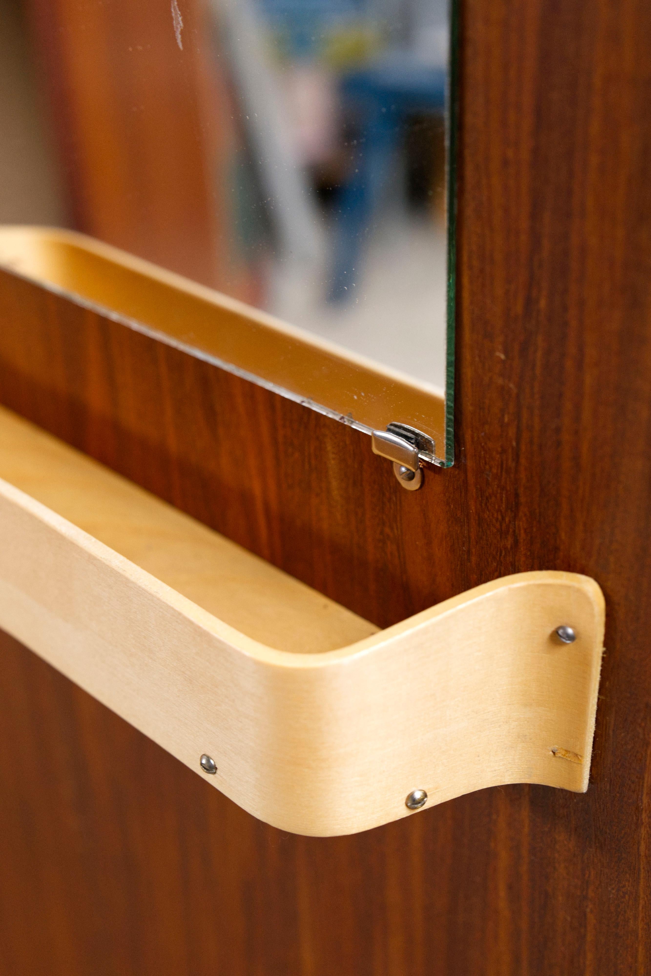 Teak and beech Wardrobe KB33, by Cees Braakman for Pastoe, 1950s in vendita 5