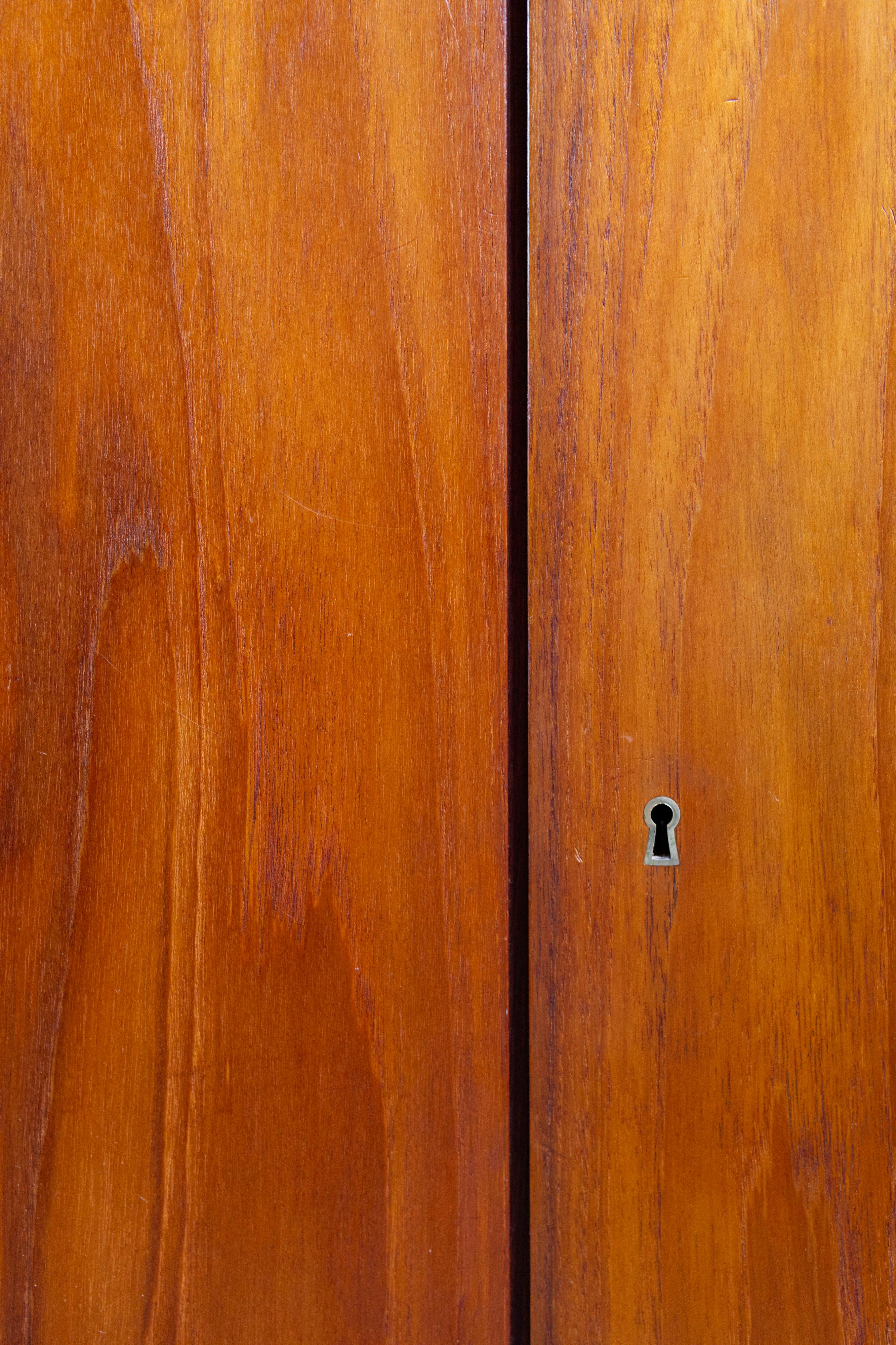 Teak and beech Wardrobe KB33, by Cees Braakman for Pastoe, 1950s in vendita 1