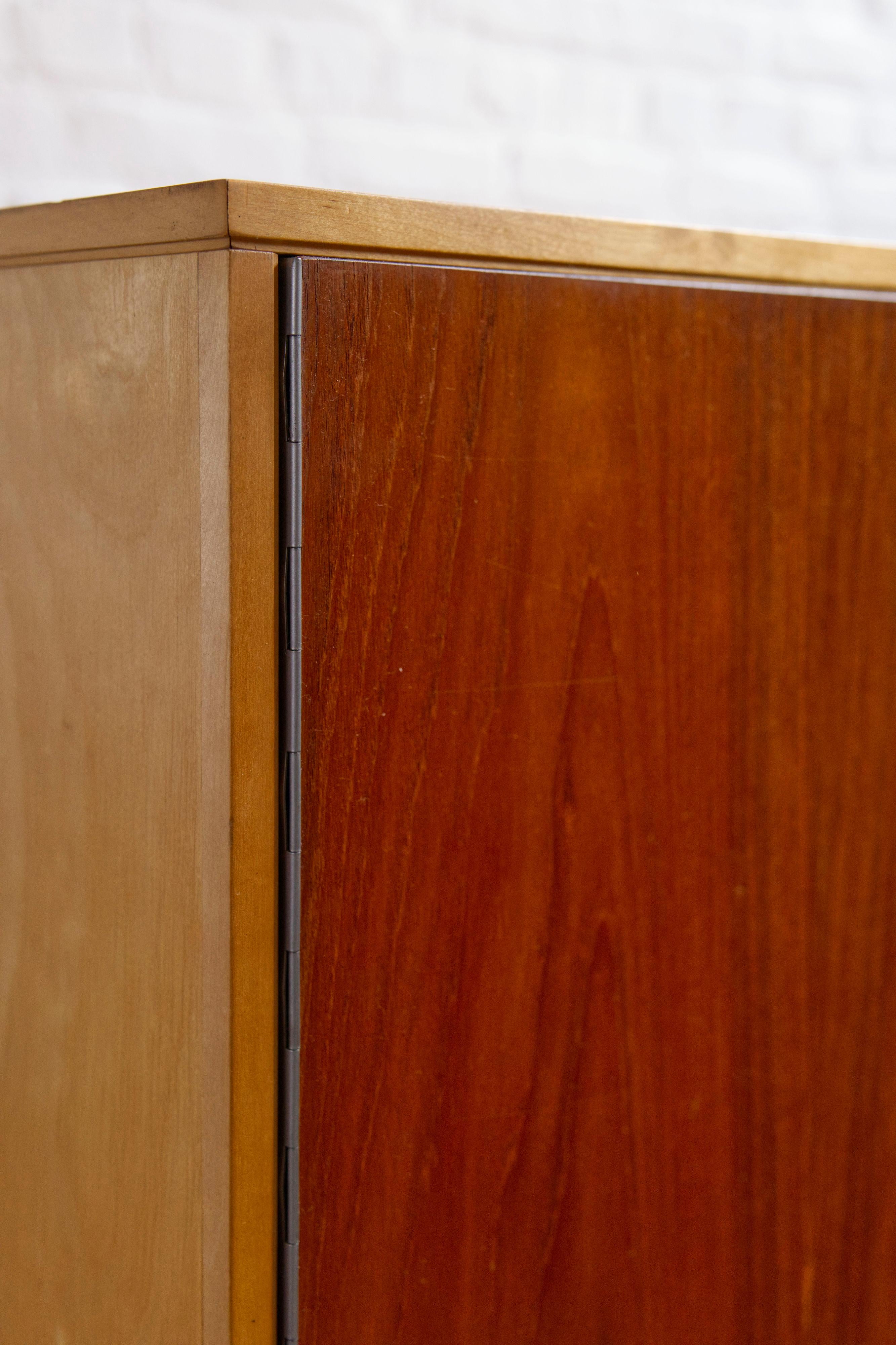 Teak and beech Wardrobe KB33, by Cees Braakman for Pastoe, 1950s in vendita 2
