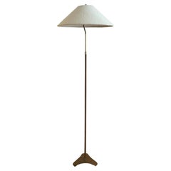 Teak and Brass Floor Lamp by Bergboms
