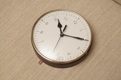 Teak and Brass Ship's Nautical Clock, 1970s