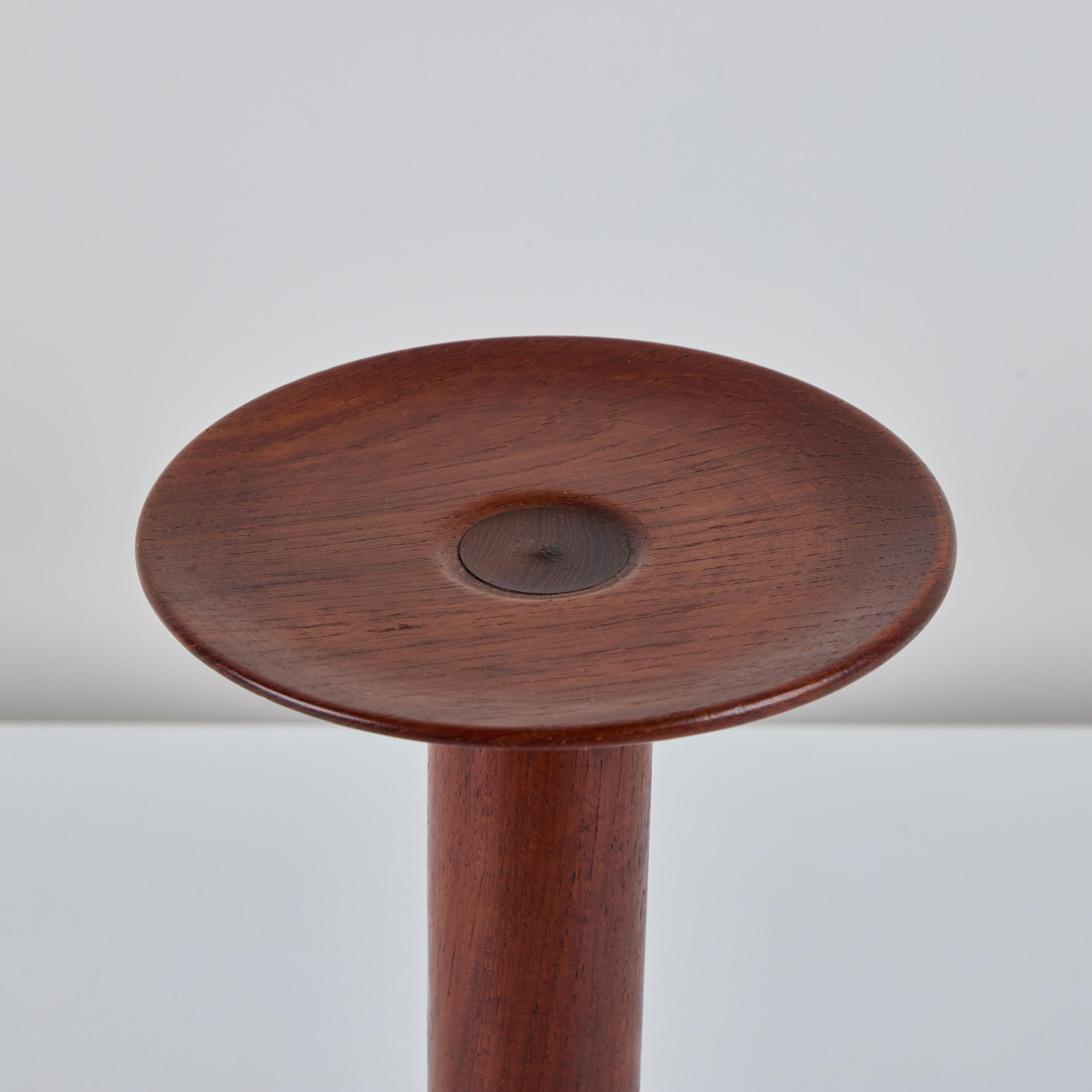 Teak and Brass Side Table by Albert Larsson for Alberts Tibro 2