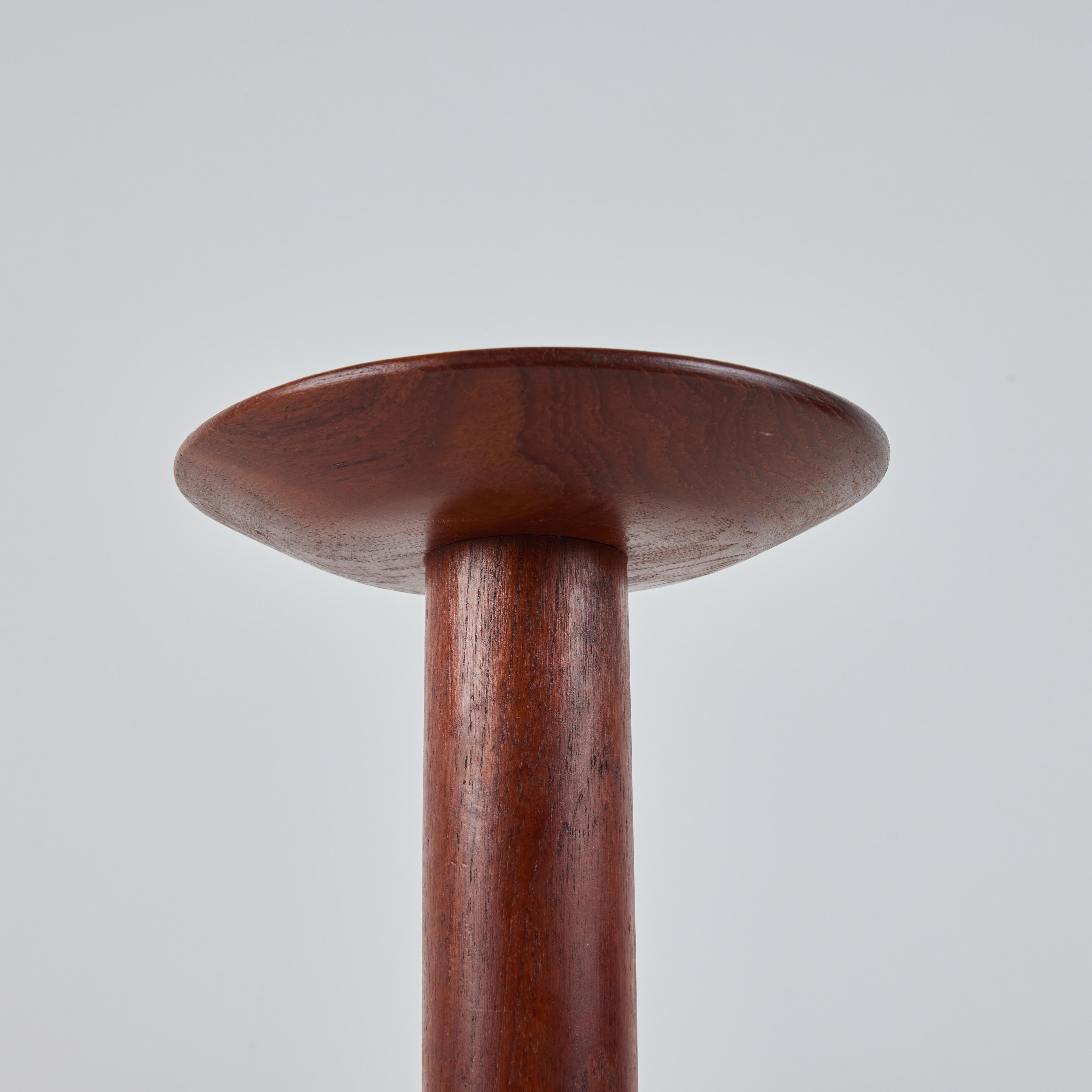 Teak and Brass Side Table by Albert Larsson for Alberts Tibro 3