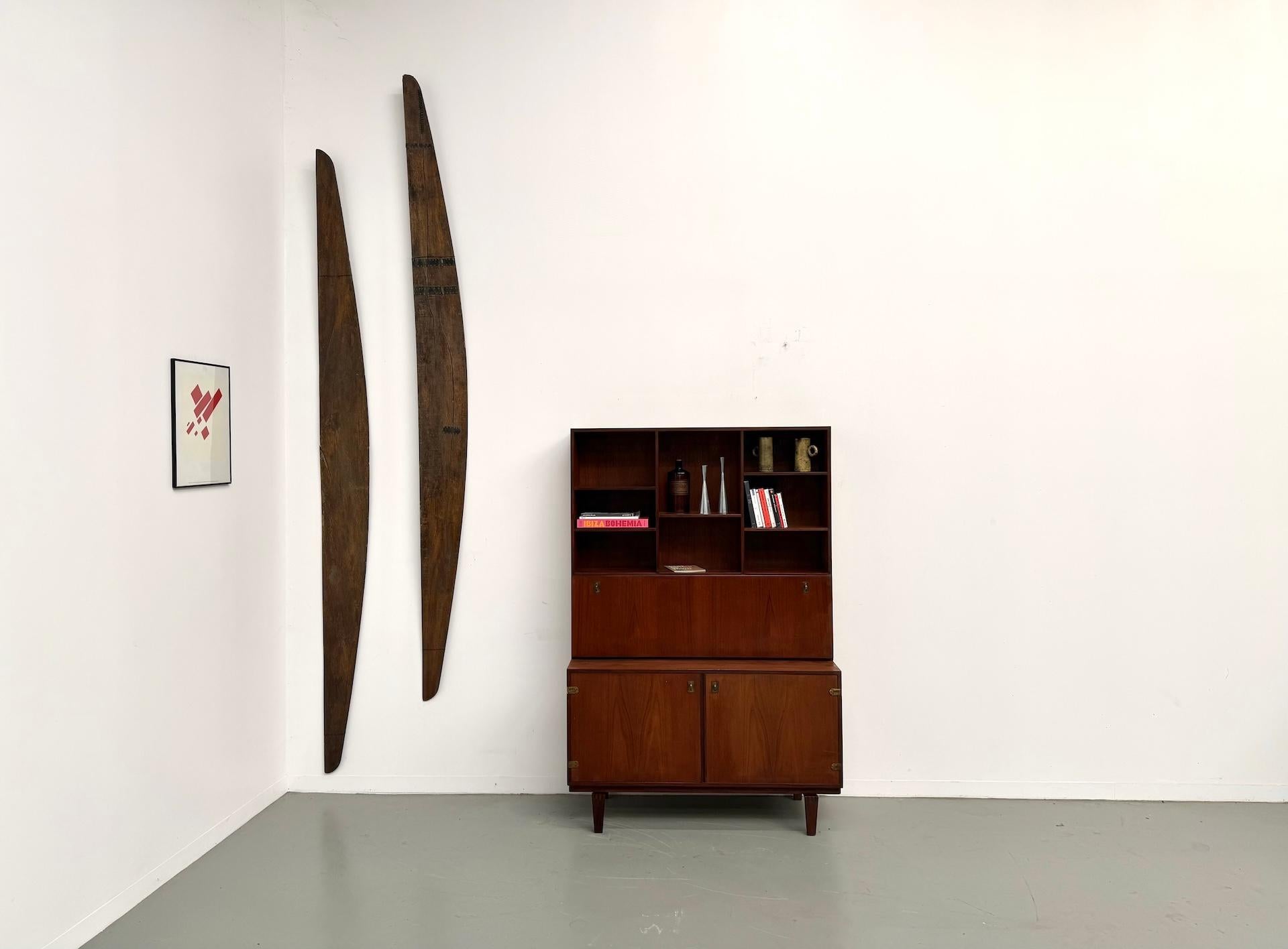 Buffet en teck et laiton avec bibliothèque, 1963, par Peter Løvig Nielsen en vente 9