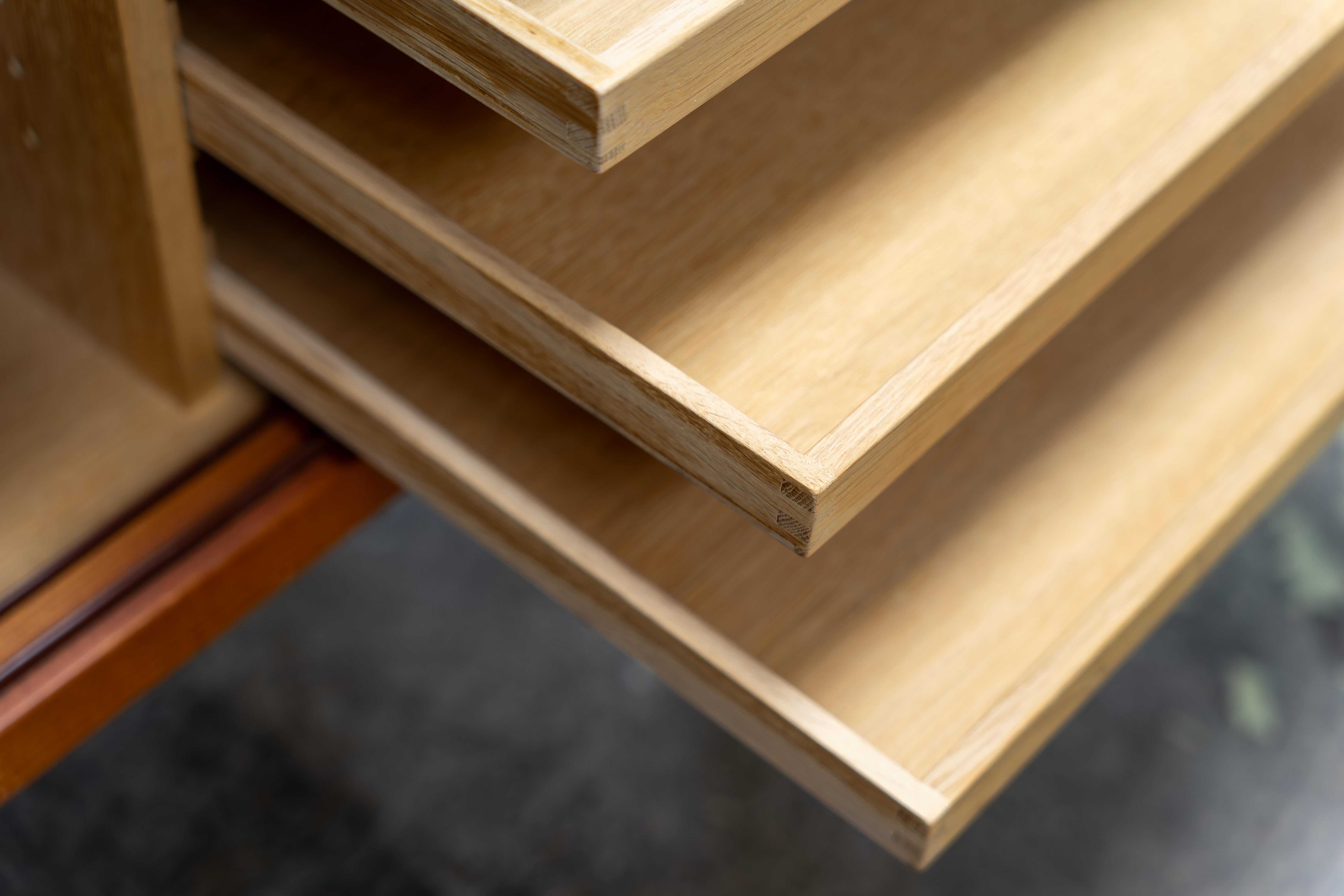 Credenza Ry 26 in teak e canna di Hans Wegner Ry Møbler, anni '60 in vendita 9