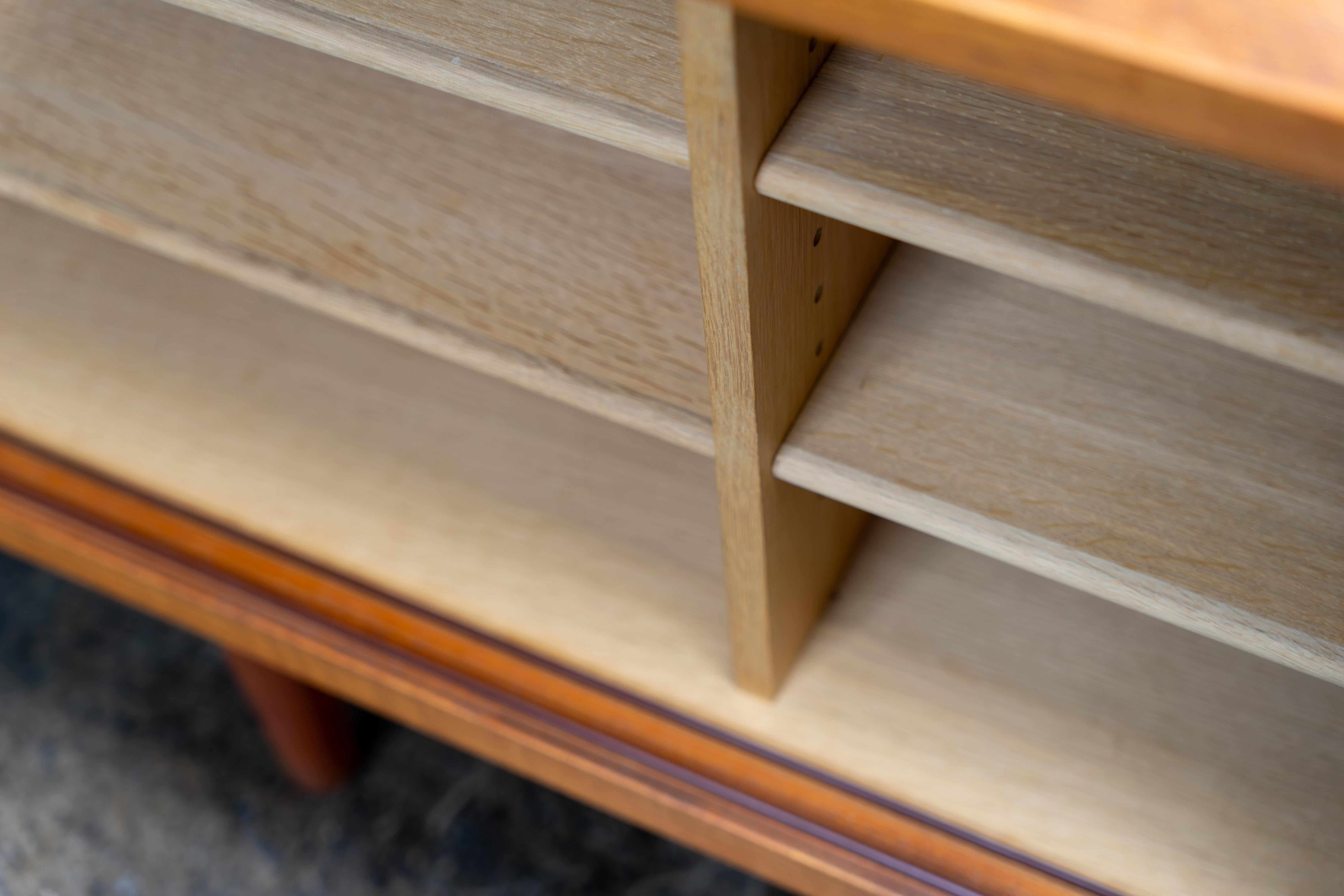 Credenza Ry 26 in teak e canna di Hans Wegner Ry Møbler, anni '60 in vendita 11