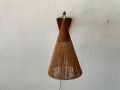 Teak and Natural Ropes Sconce by Ib Fabiansen for Fog & Mørup, 1960s, Denmark
