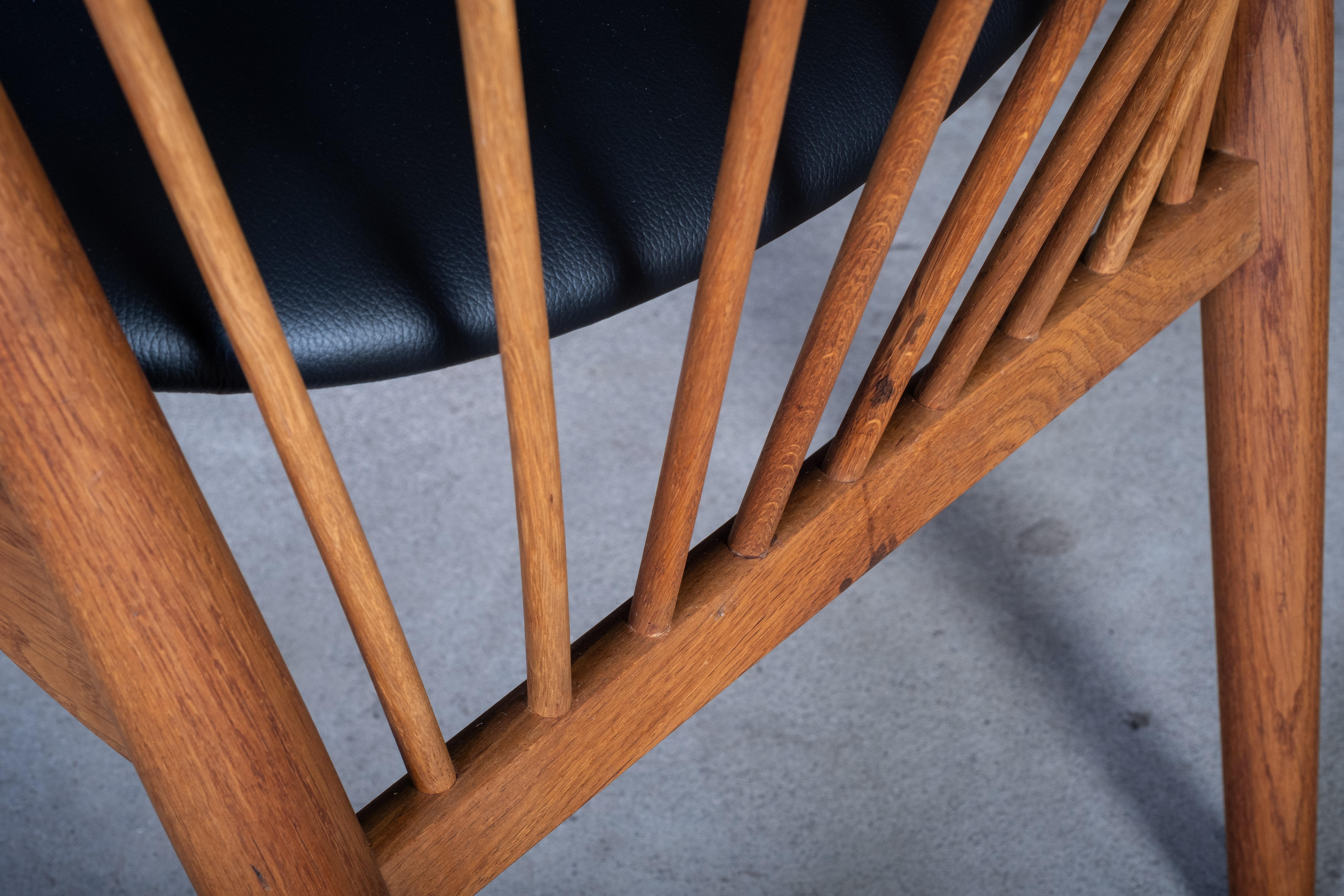 Chaise en teck et Oak Oak par Helge Sibast pour Sibast Møbelfabrik, Danemark, années 1960 en vente 1