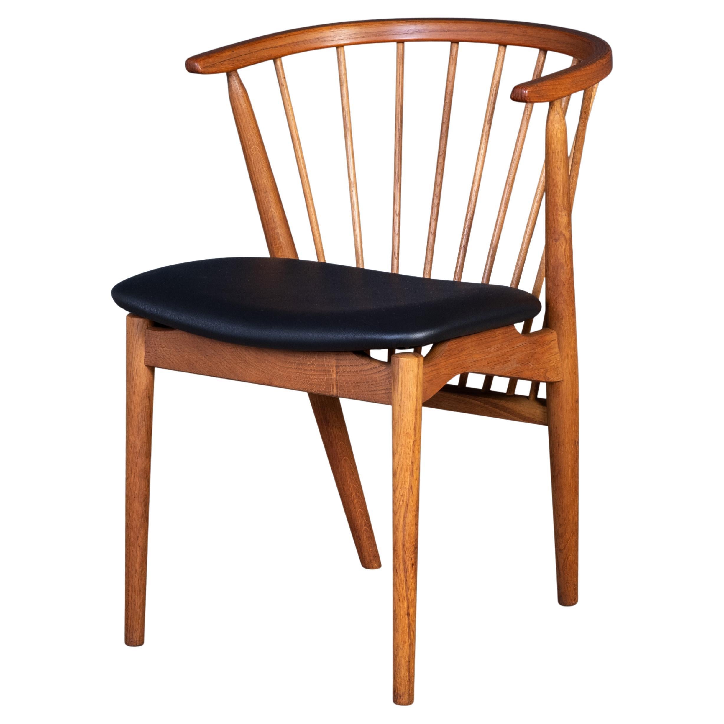 Chaise en teck et Oak Oak par Helge Sibast pour Sibast Møbelfabrik, Danemark, années 1960 en vente