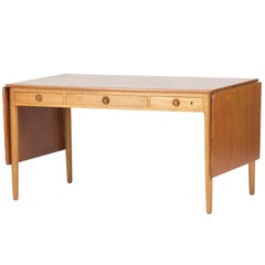 Teak and Oak Desk by Hans J. Wegner