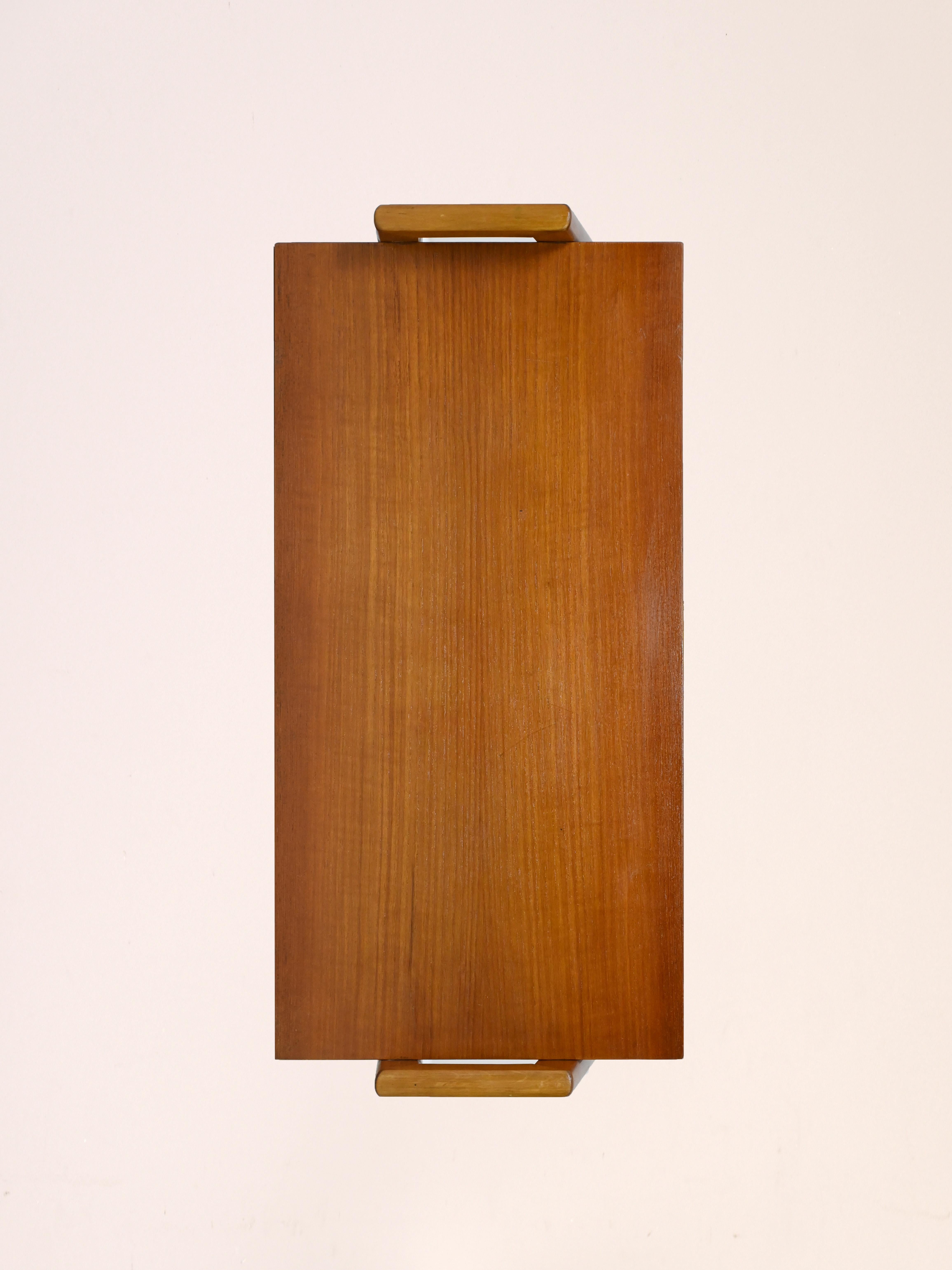 Teak and Oak Nightstand 4