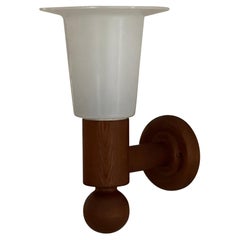 Lámpara de pared de teca y plexiglás de Uno Kristiansson para Luxus Vittsjö, Años 60, Suecia