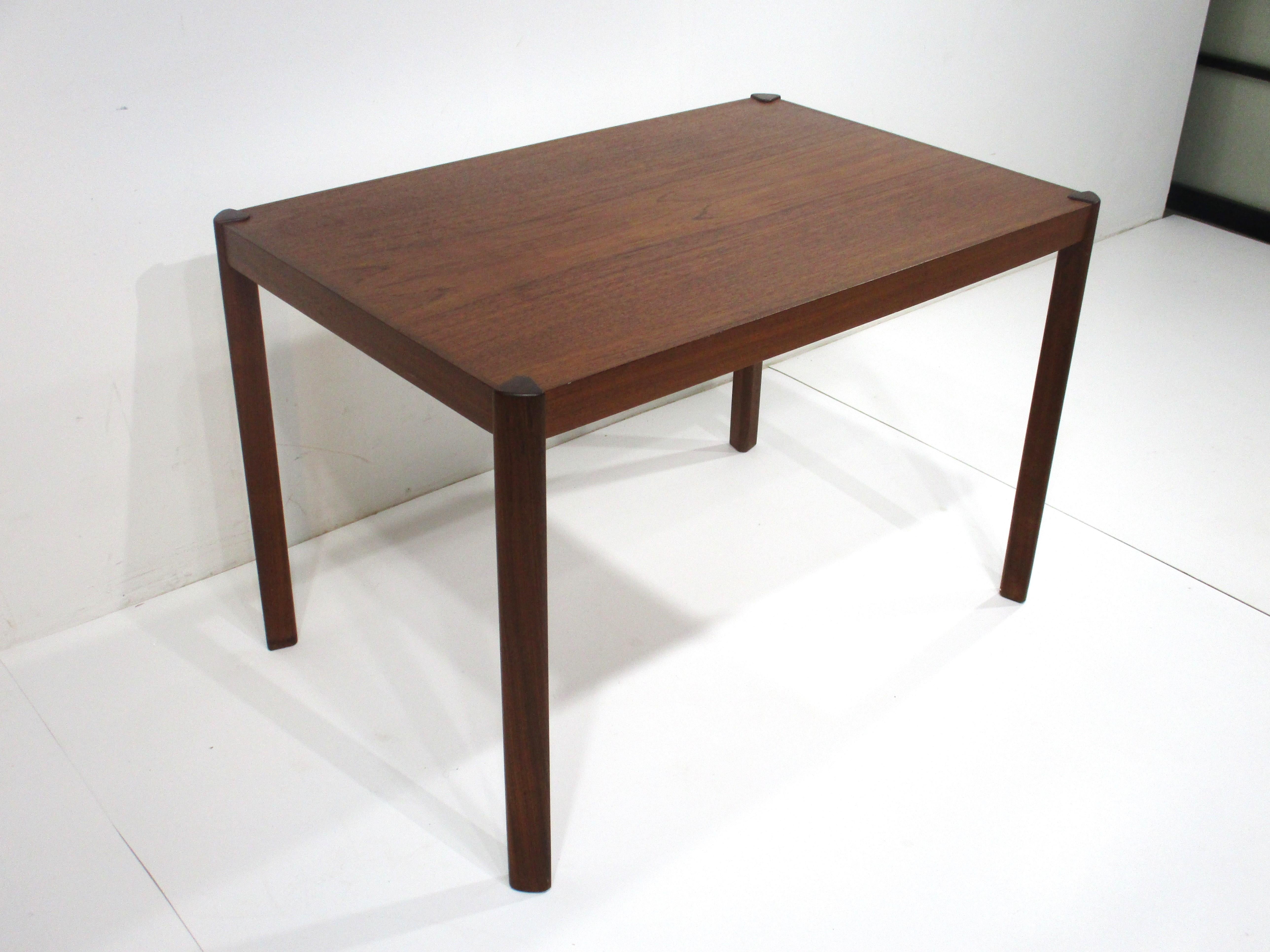 Mid-Century Modern Teak and Rosewood Side / End Table Denmark  For Sale