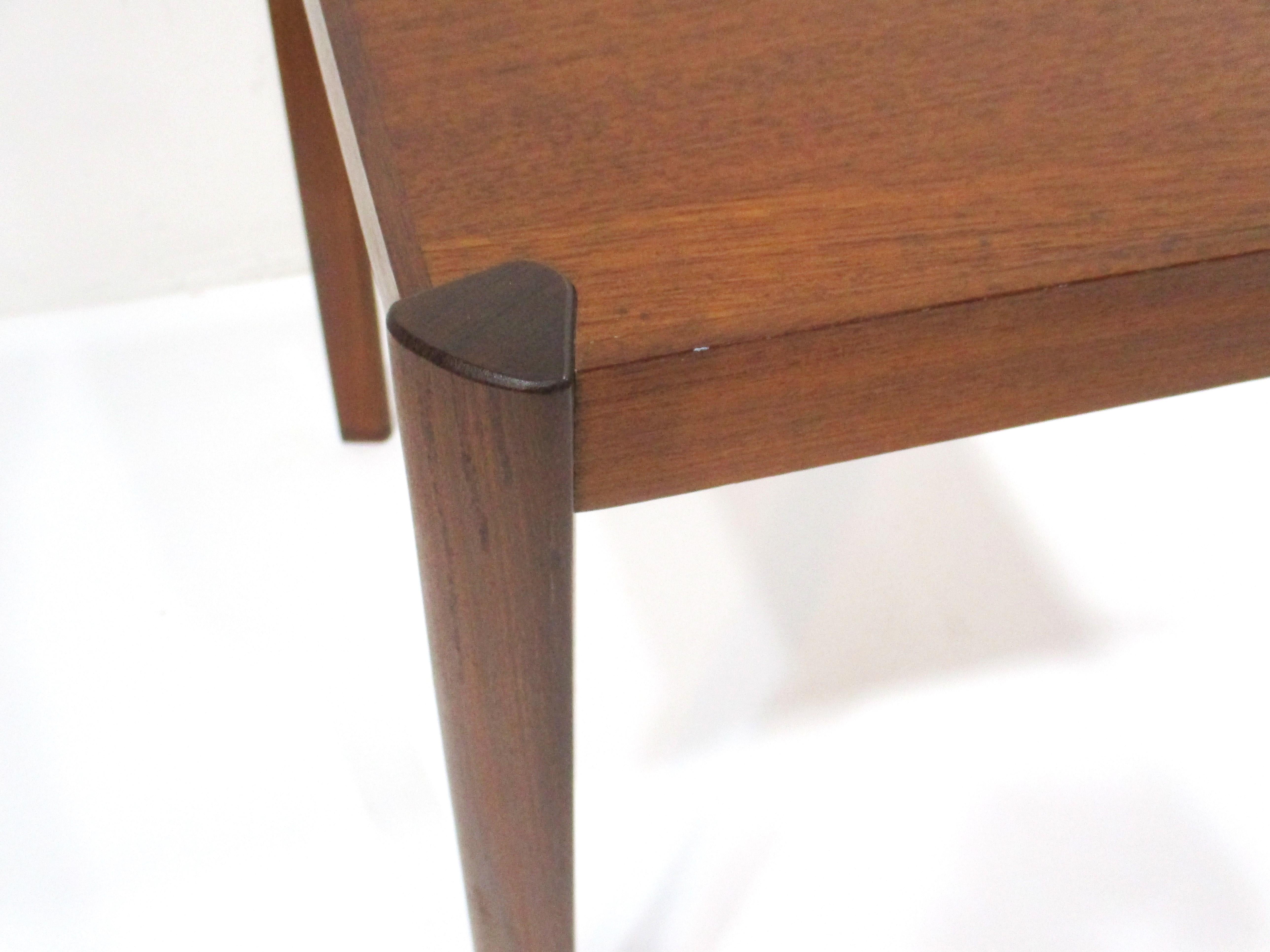 20th Century Teak and Rosewood Side / End Table Denmark  For Sale
