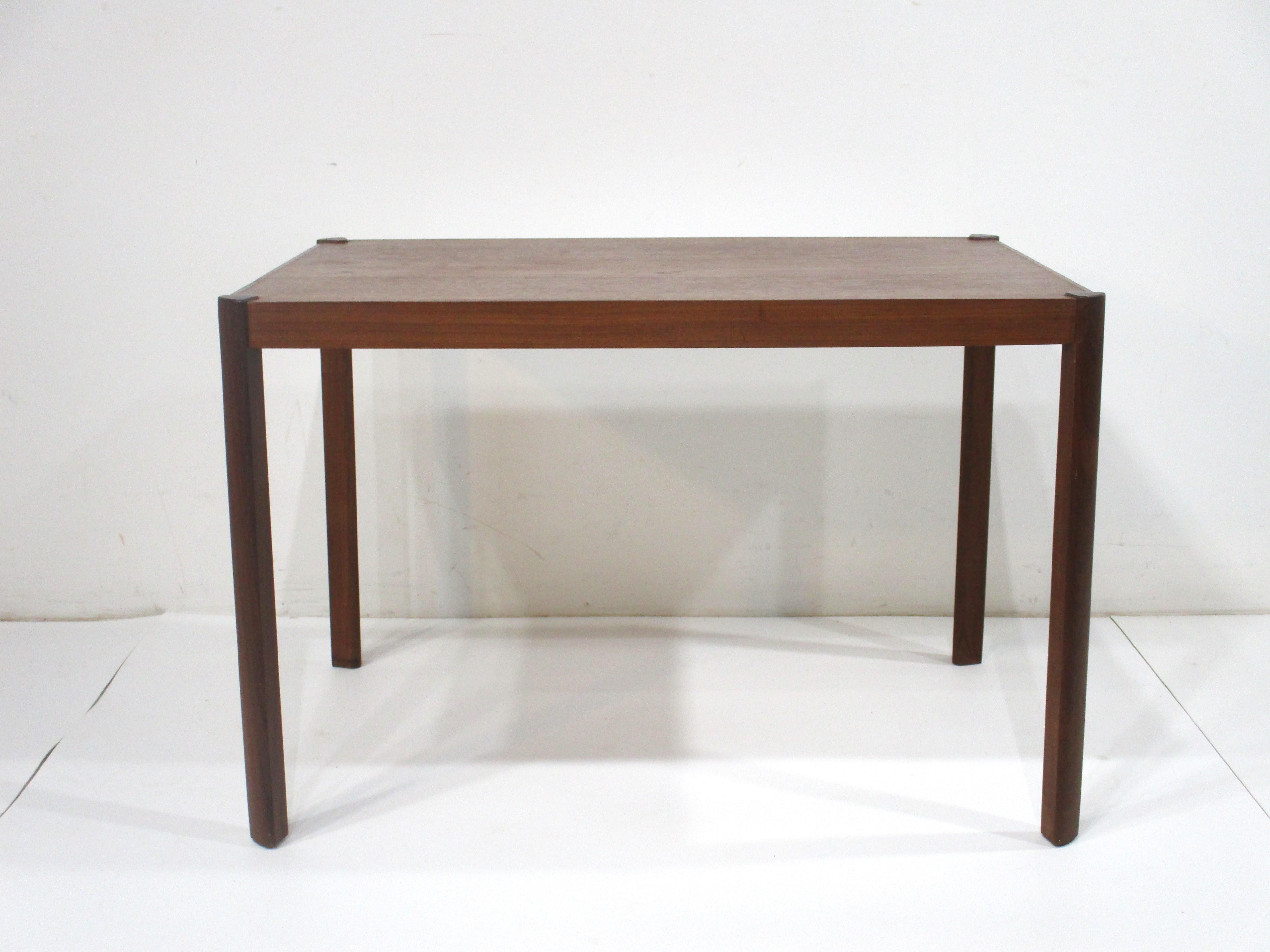 Teak and Rosewood Side / End Table Denmark  For Sale 2