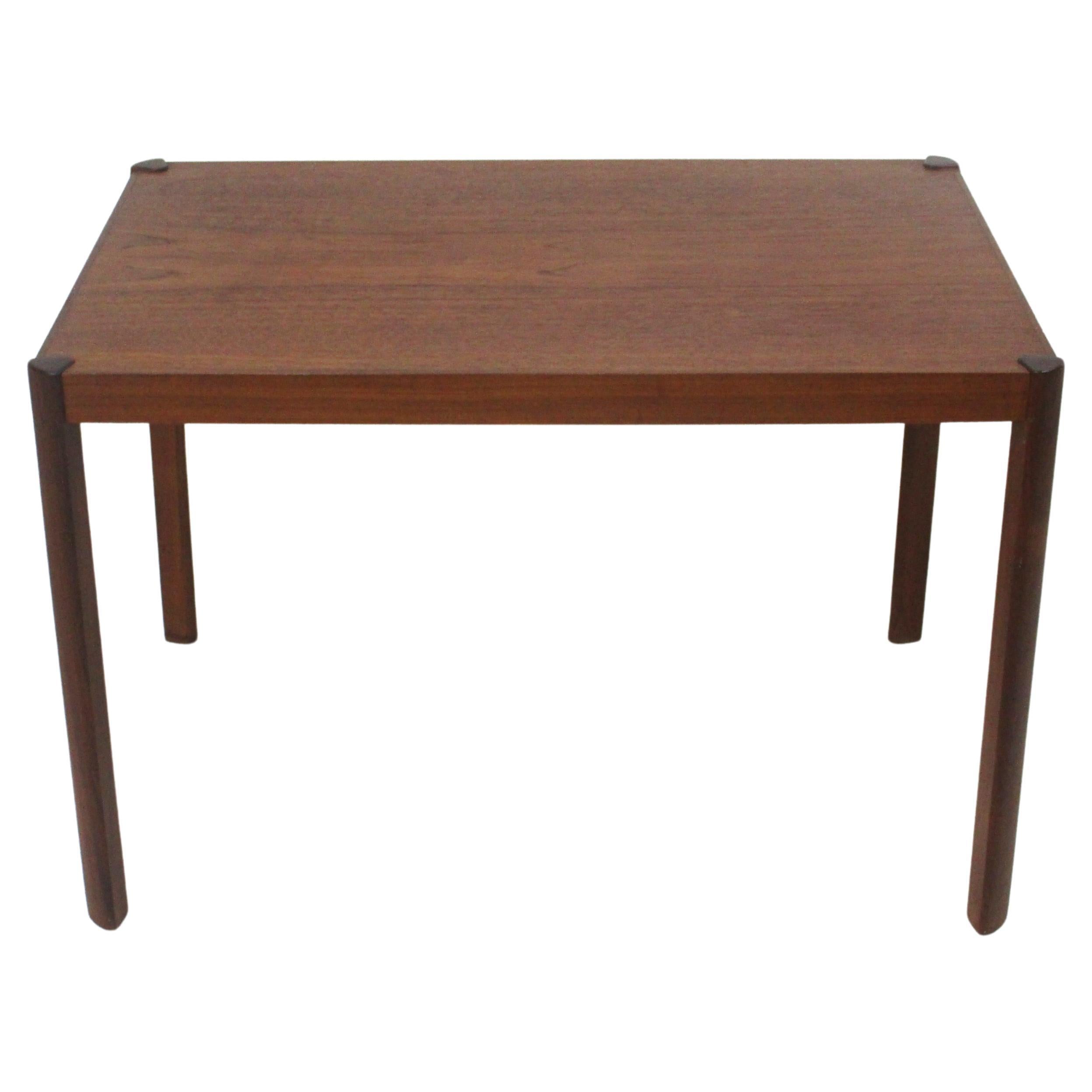 Teak and Rosewood Side / End Table Denmark  For Sale