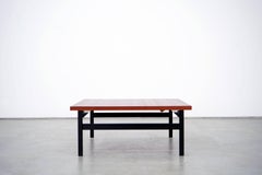 Teak and Steel Coffee Table, Dieter Waeckerlin for Idealheim, 1960s