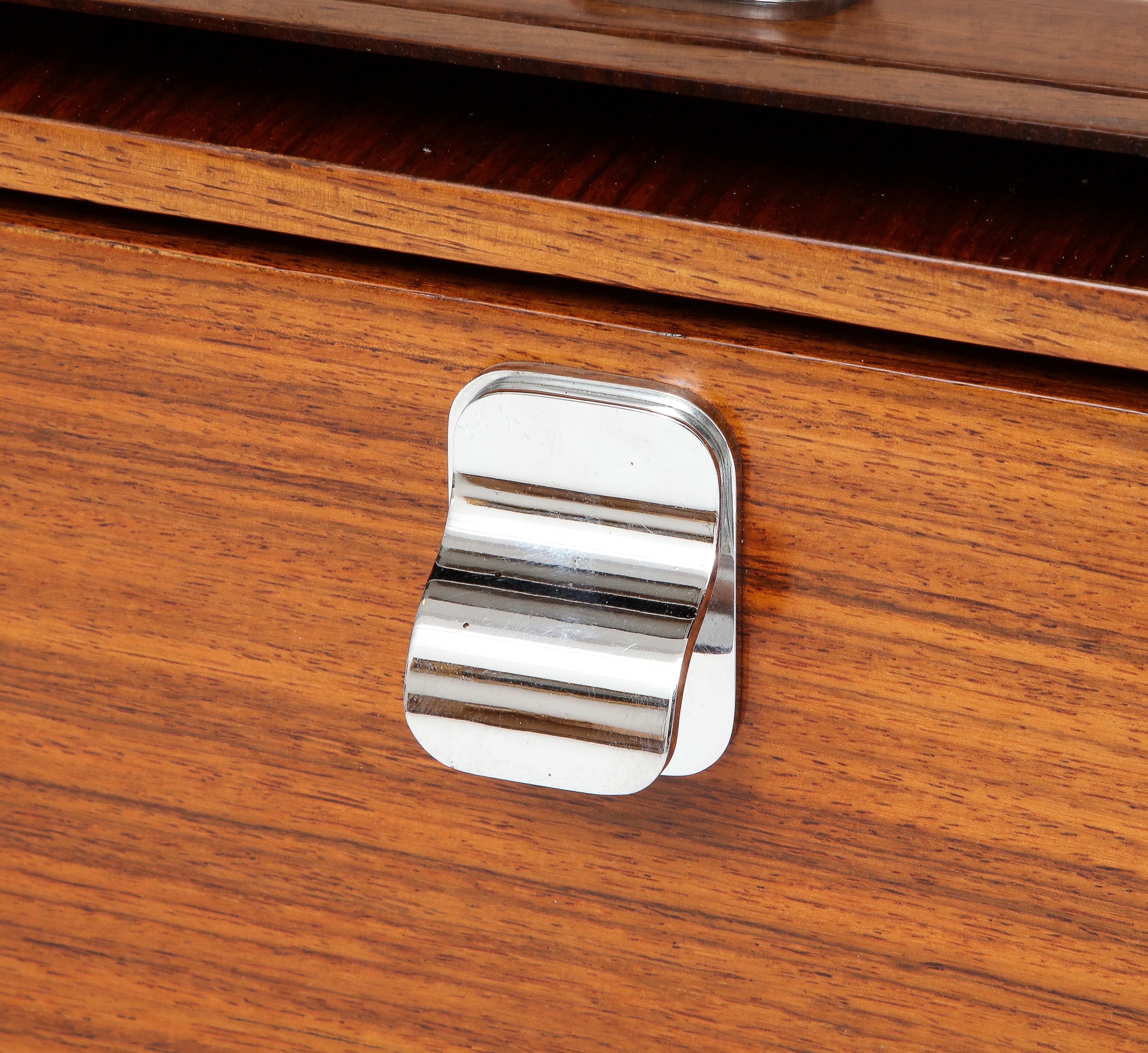 Teak and Steel Executive Desk by Pierre Paulin, France, C. 1975 5
