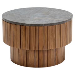 Teak and Stone Center Table by Thai Natura