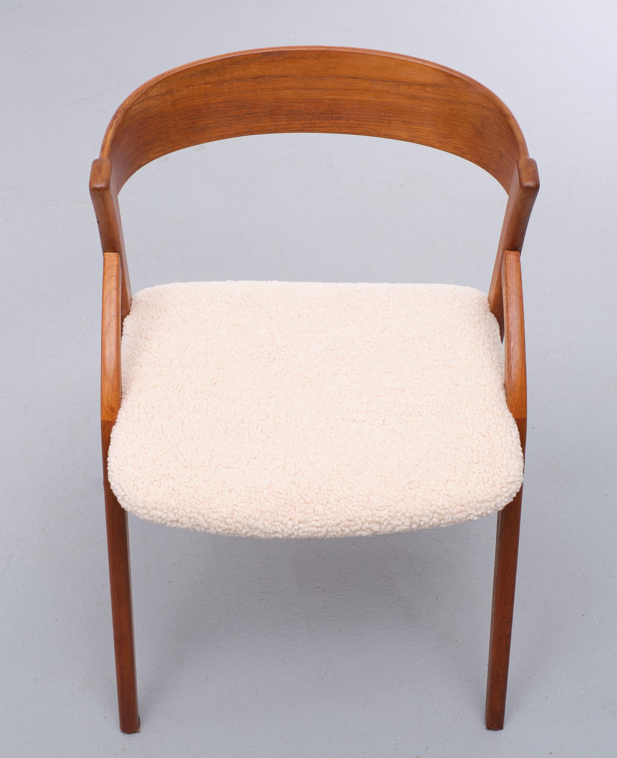 Teak arm chair Dyrlund Denmark 1960s 1