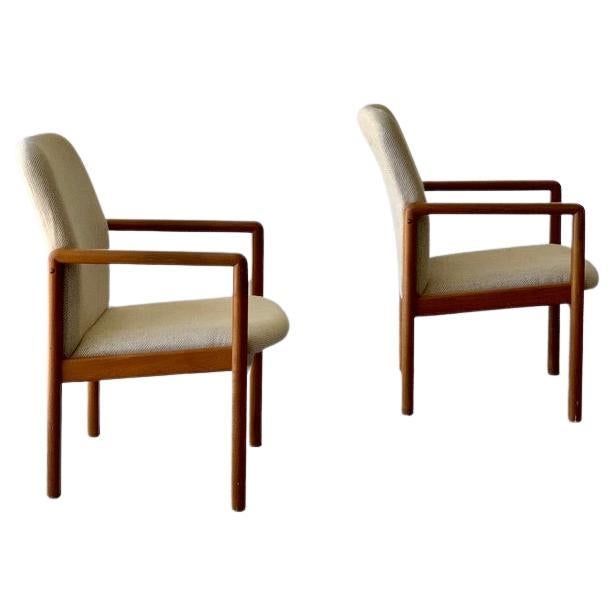 Benny Linden Modernist Teak Arm Chairs  In Good Condition For Sale In Clermont, FL