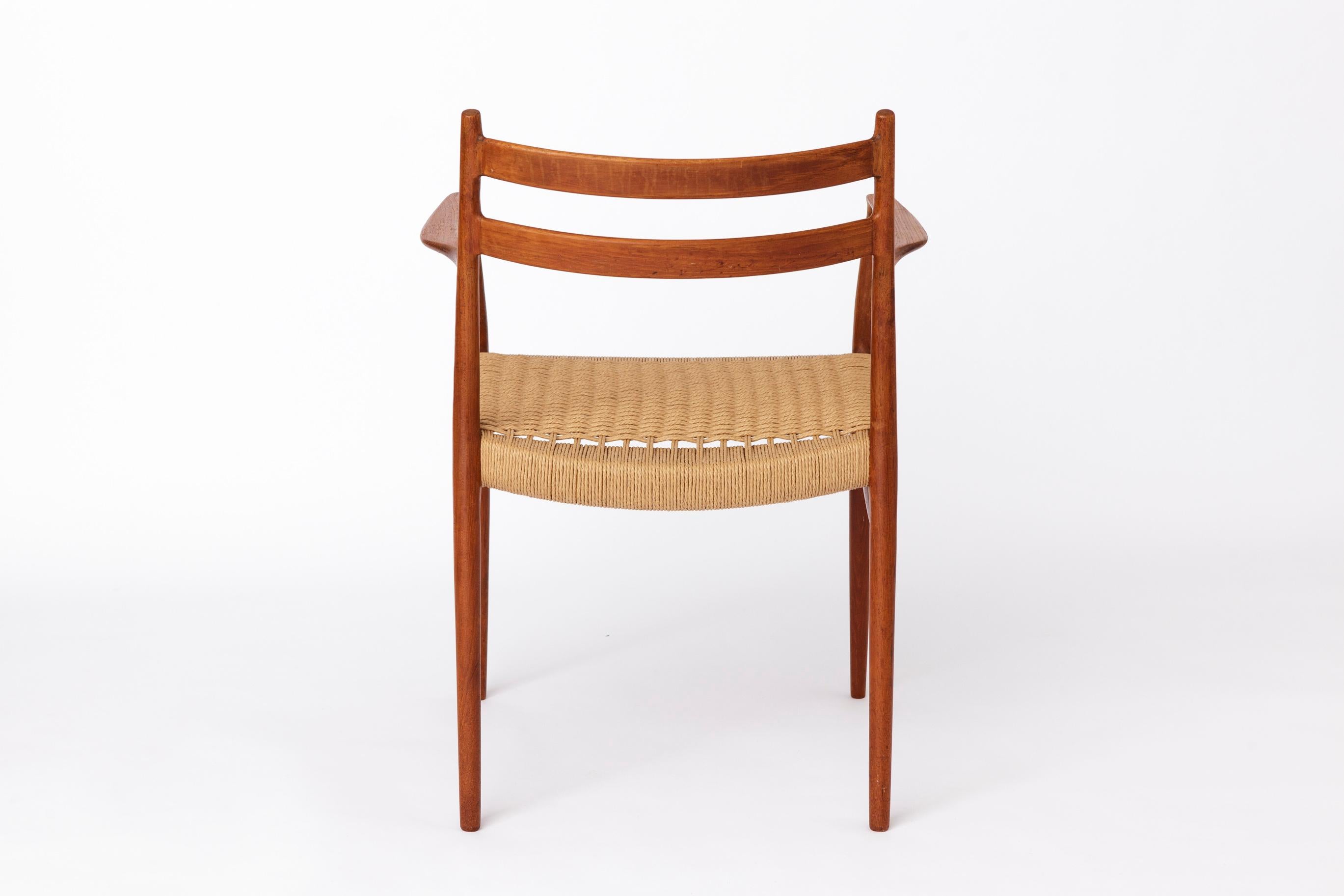 Milieu du XXe siècle Fauteuil en teck 1960 - Arne Wahl Iversen - Modèle GS 700 - Teck Vintage en vente