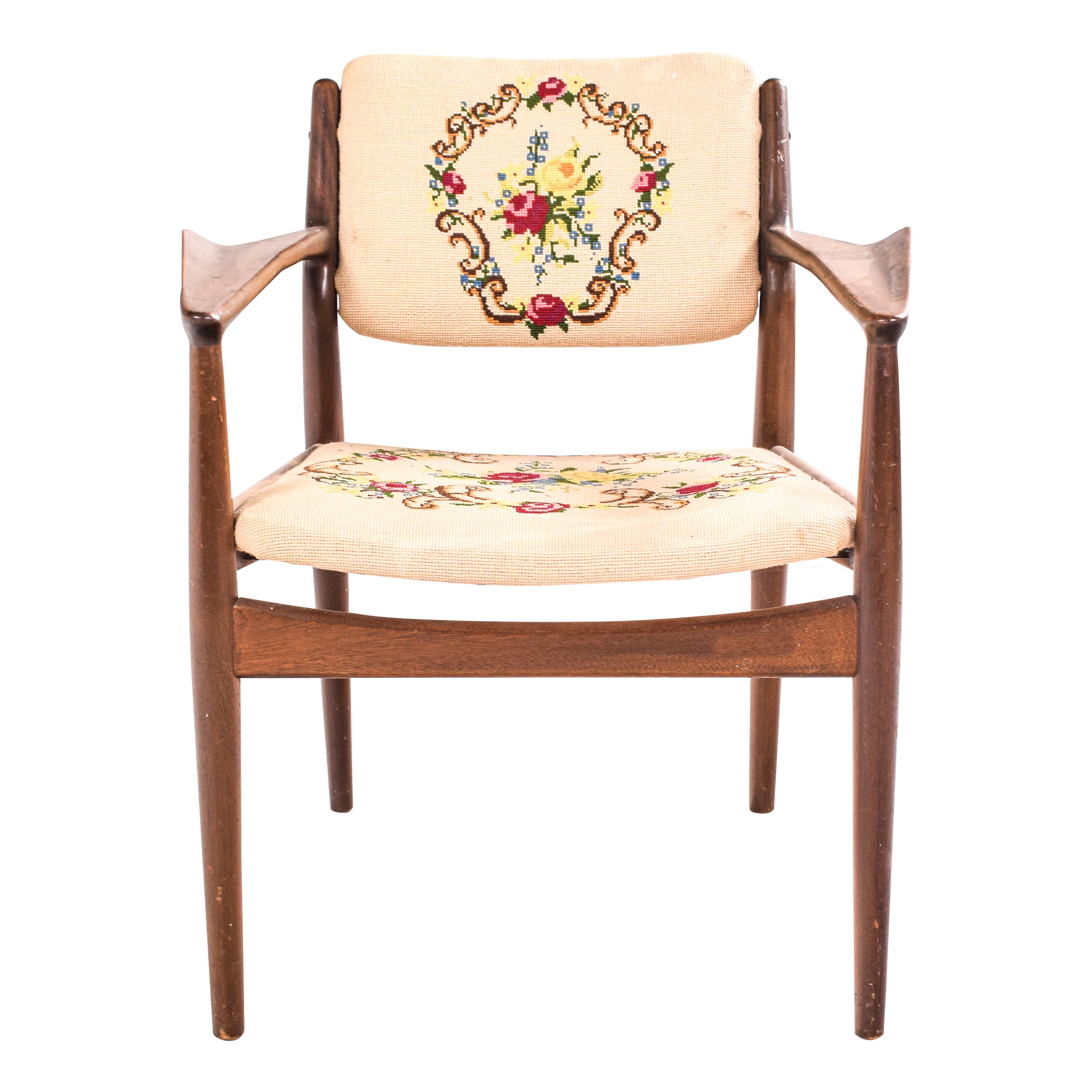 Teak Armchair By Arne Vodder for Sibast , 1950s