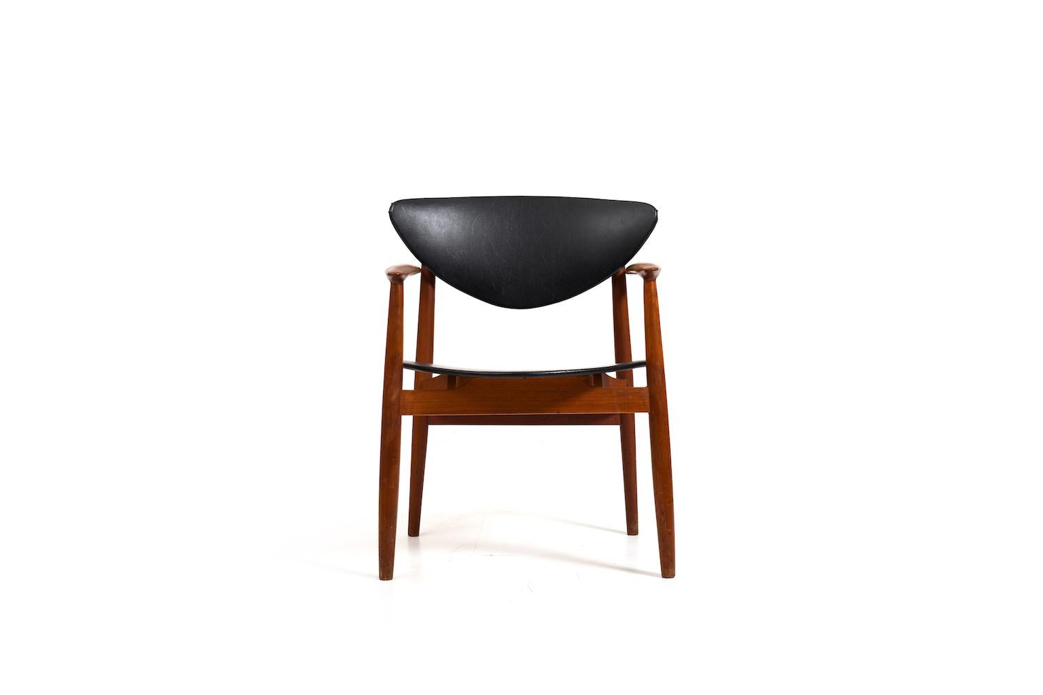 Danese Poltrona in teak di Erik Wørts per Norden Møbelfabrik 1950 in vendita