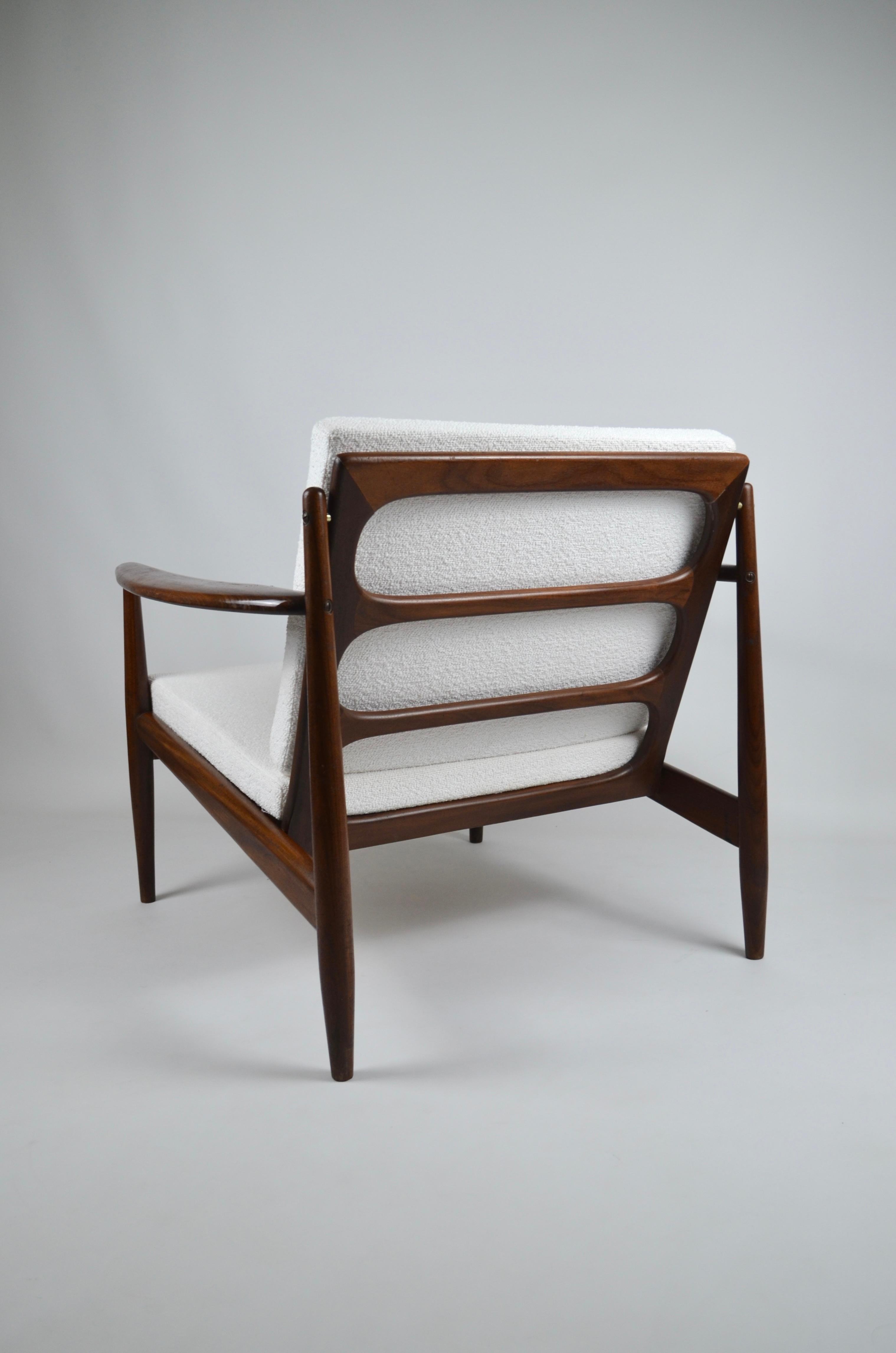 Poltrona in teak di Grete Jalk, Danimarca, anni '60 in vendita 5