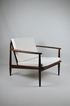 Teak armchair by Grete Jalk, Denmark, 60's