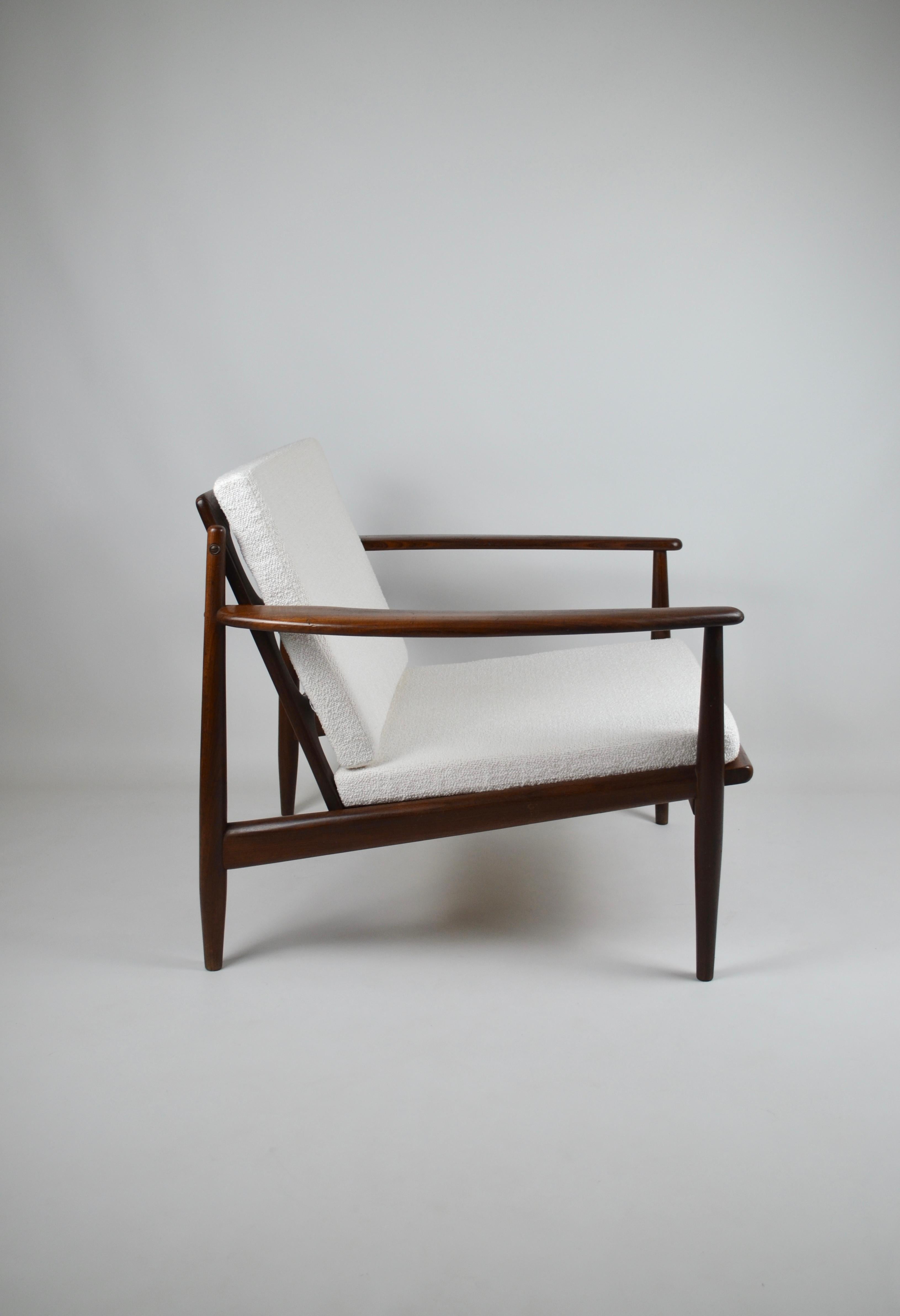 Teak armchair by Grete Jalk, Denmark, 60's In Good Condition For Sale In Marinha Grande, PT
