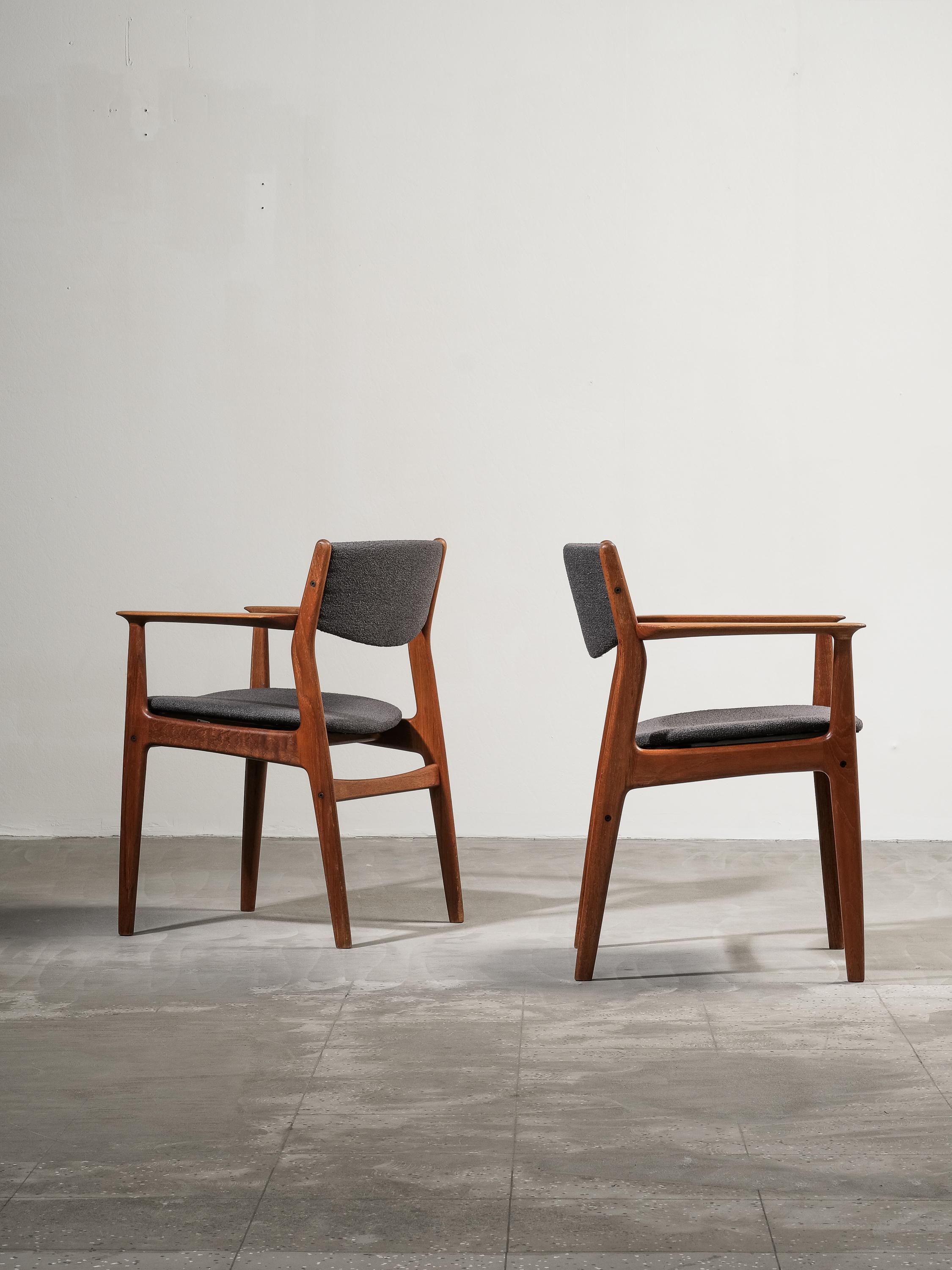 Poltrona in teak di Grete Jalk per Glostrup Møbelfabrik, Danimarca, anni '60 in vendita 6