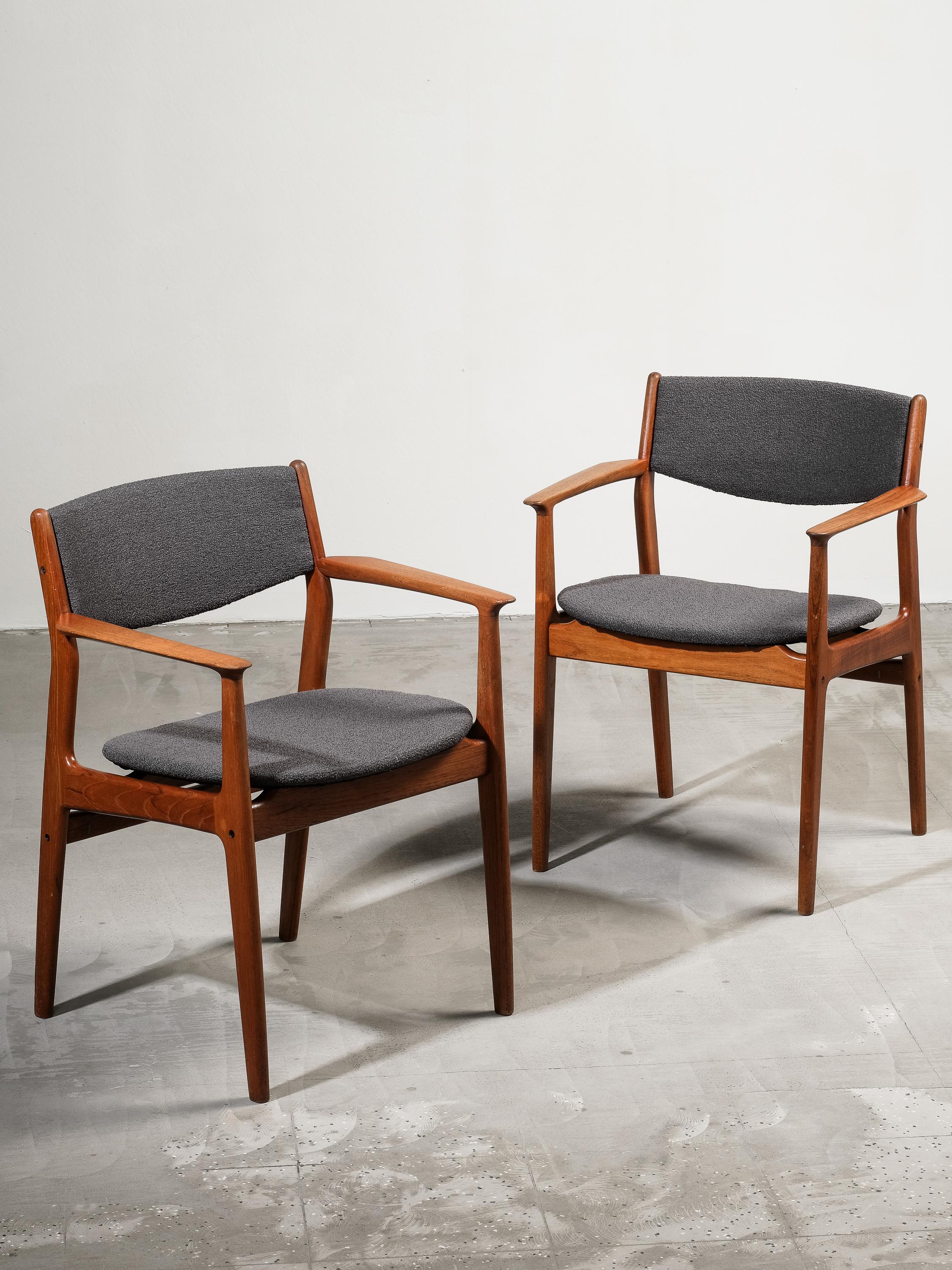 Scandinavo moderno Poltrona in teak di Grete Jalk per Glostrup Møbelfabrik, Danimarca, anni '60 in vendita