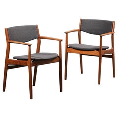 Fauteuil en teck par Grete Jalk pour Glostrup Møbelfabrik, Danemark, années 1960