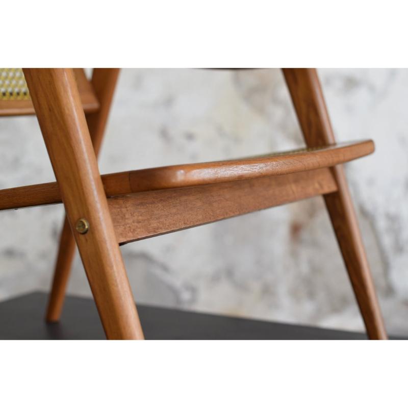 Teak Armchair by Michel Ducaroy for Sna, France, 1952 For Sale 4