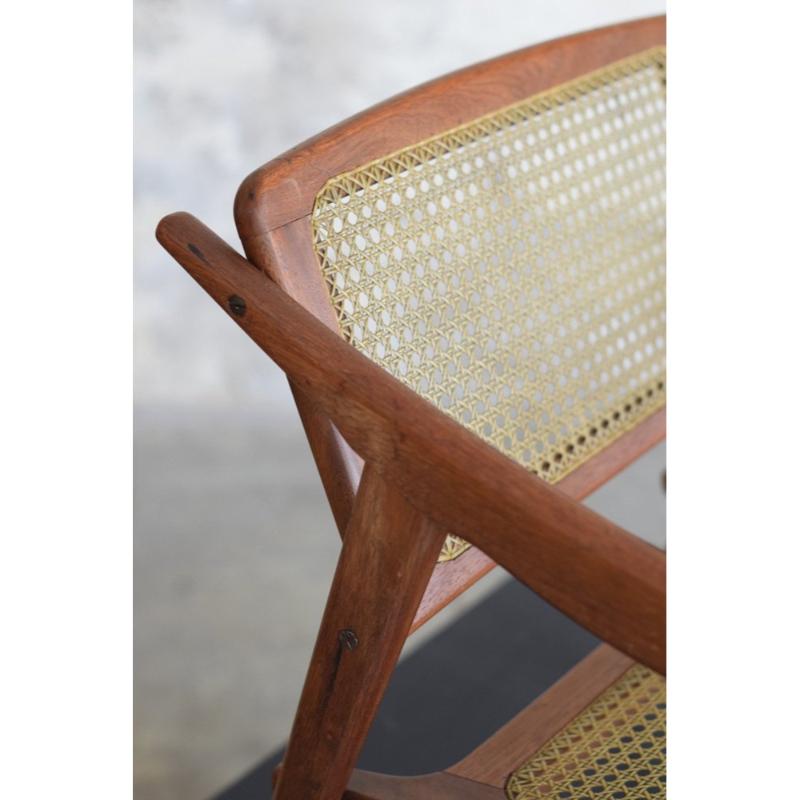 Poltrona in teak di Michel Ducaroy per SNA, Francia, 1952 in vendita 3