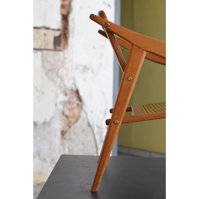 Teak Armchair by Michel Ducaroy for Sna, France, 1952 For Sale 5
